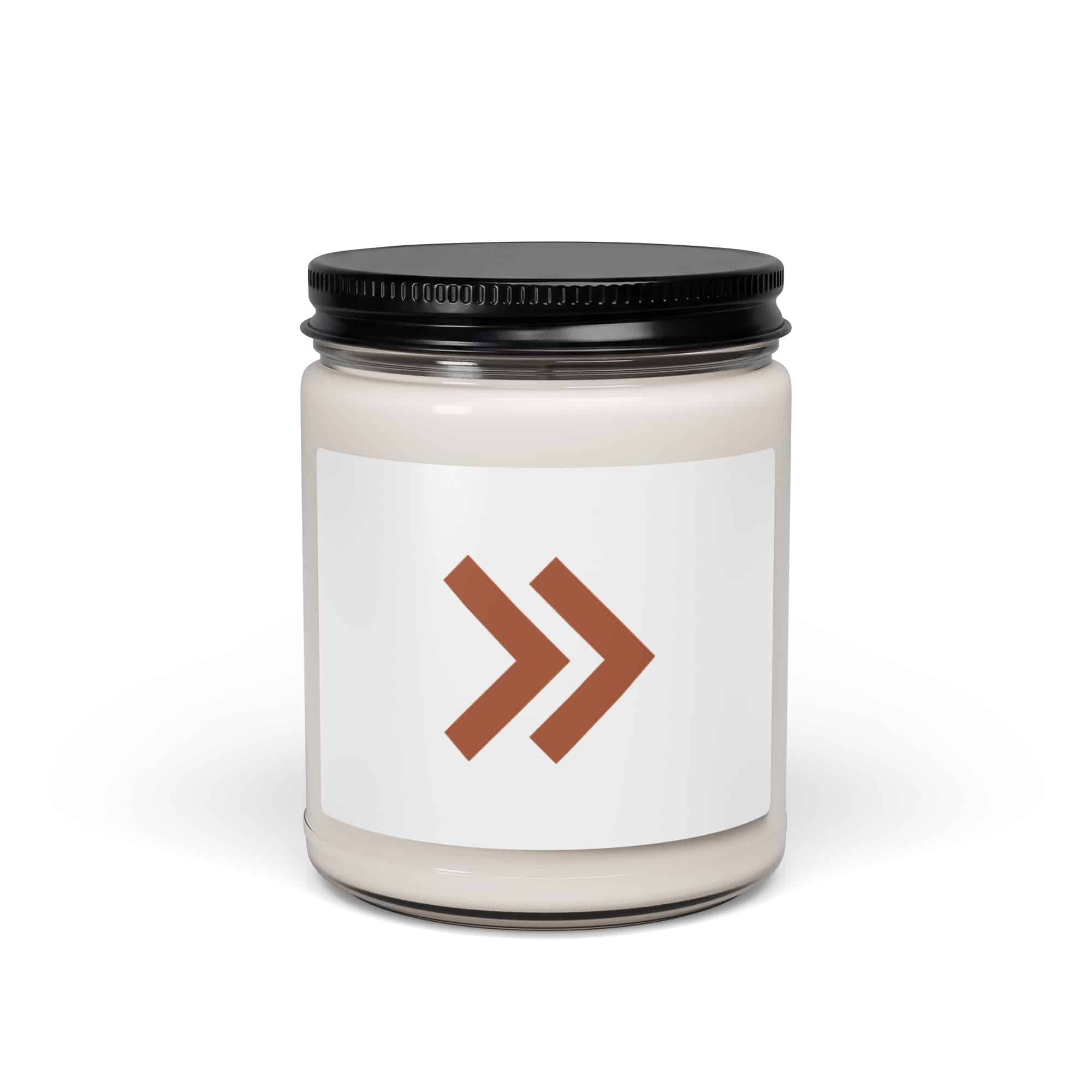 Terracotta Double Chevron Candle