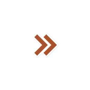 08 Double Chevron Terracotta Vinyl Sticker - 3x3 - Main