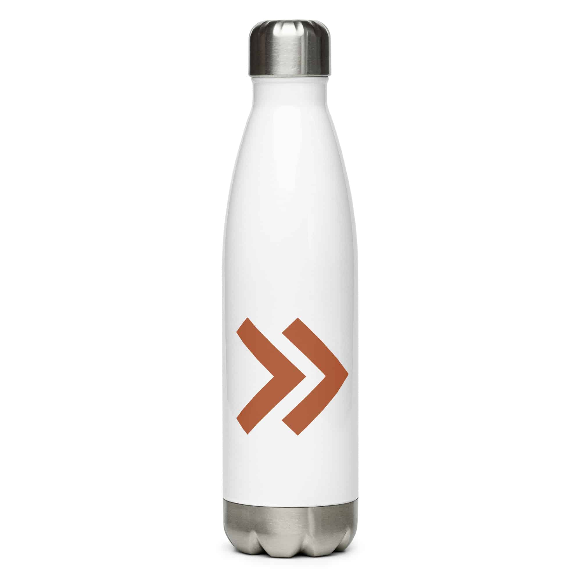 Terracotta Double Chevron Water Bottle