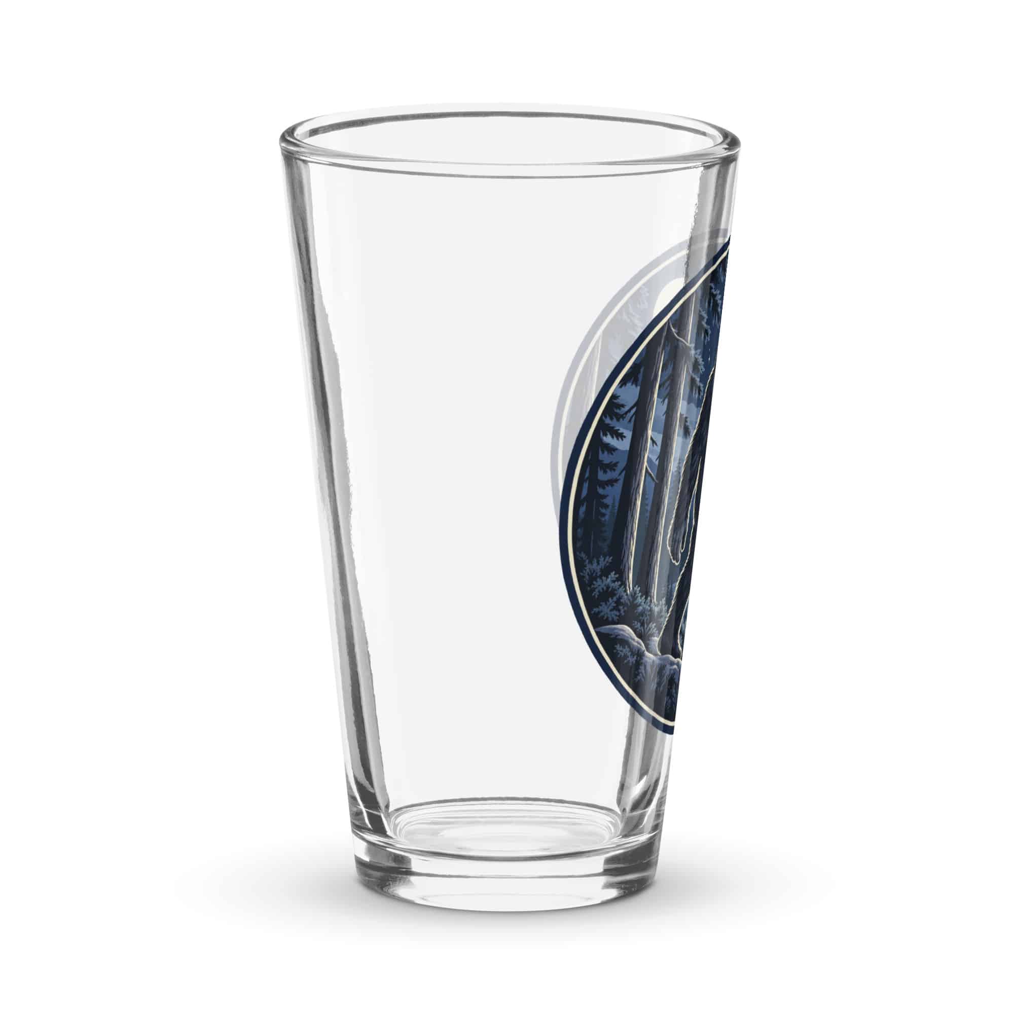 Moonlight Bigfoot Sighting Pint Glass