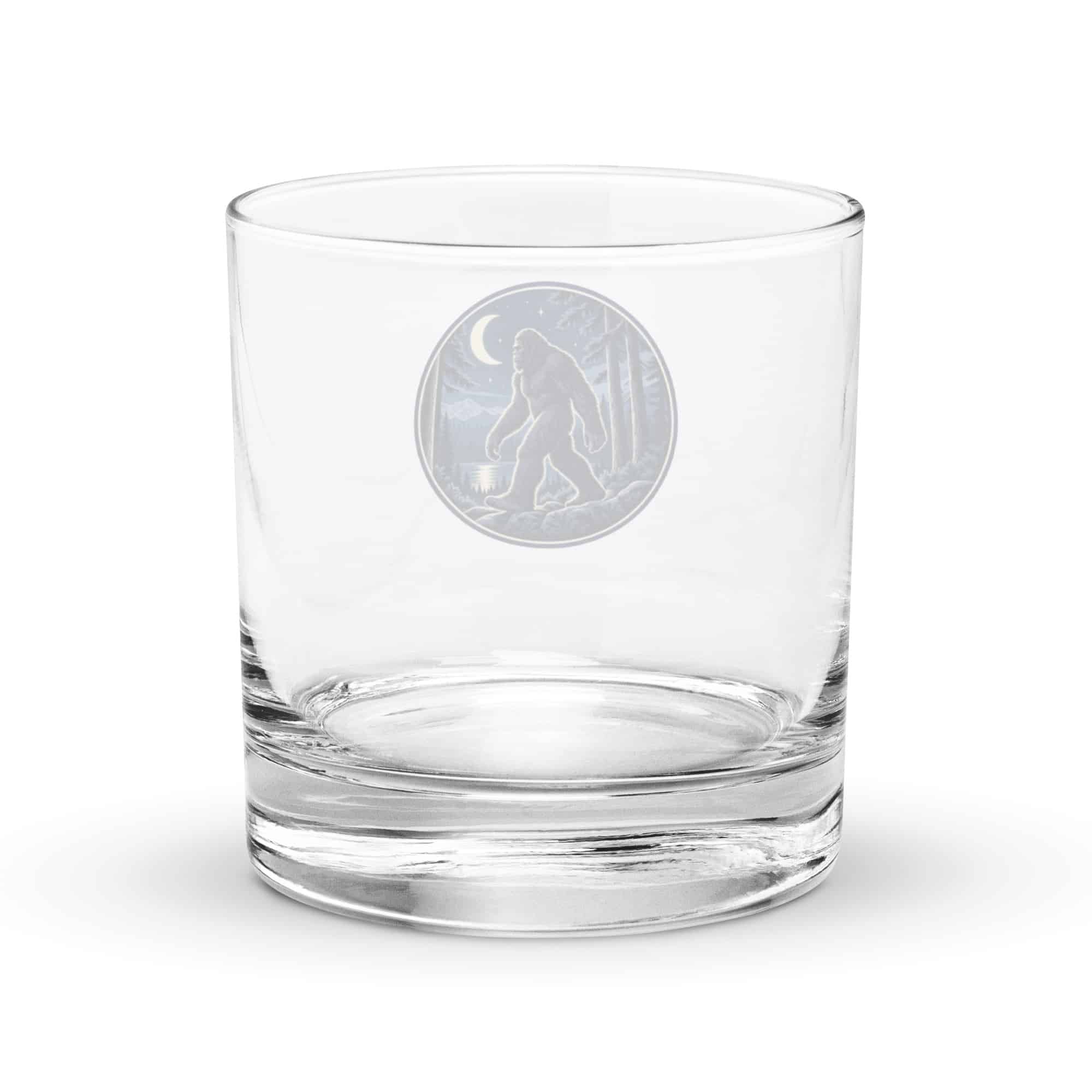 Moonlight Bigfoot Sighting Rocks Glass