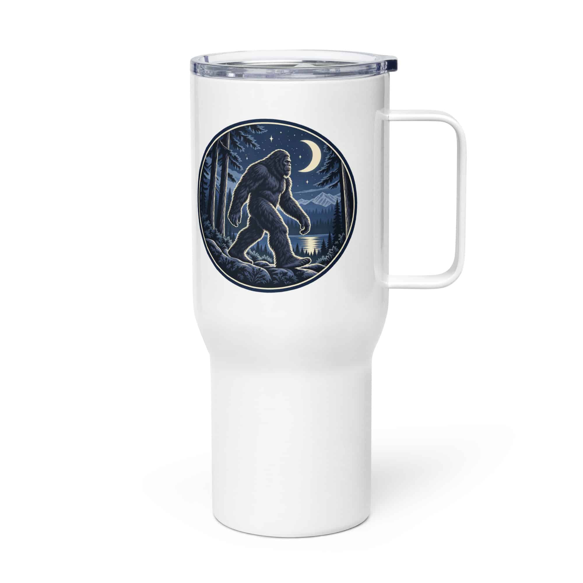 Moonlight Bigfoot Sighting Travel Mug
