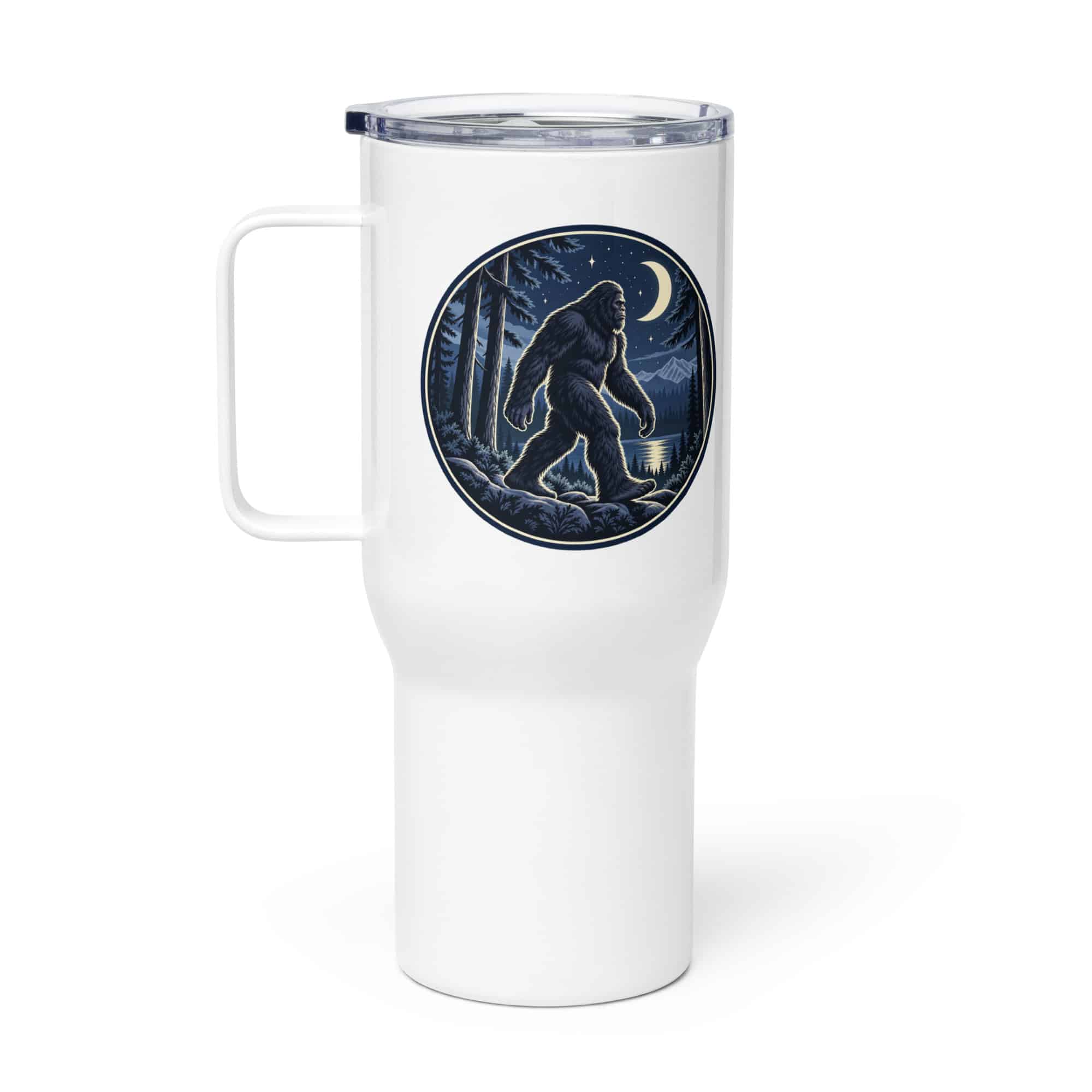 Moonlight Bigfoot Sighting Travel Mug