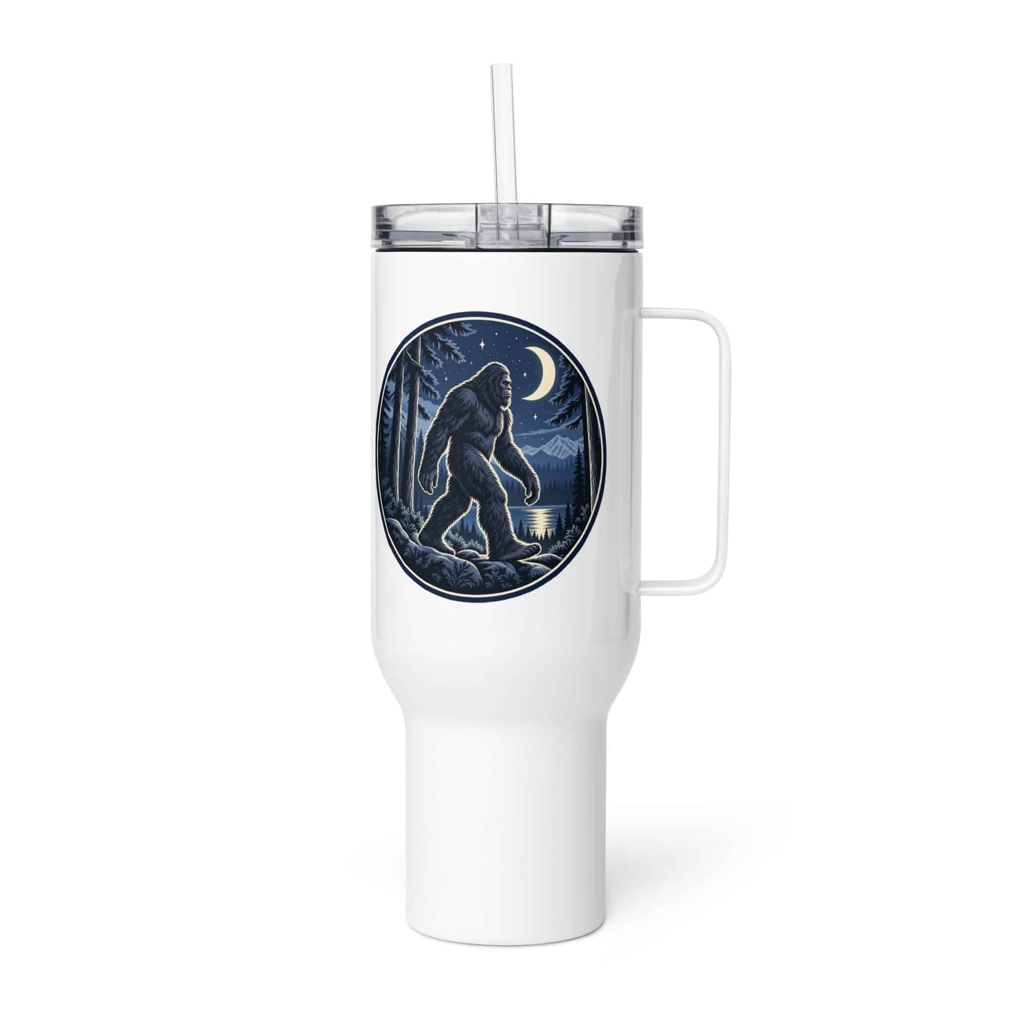 Moonlight Bigfoot Sighting Travel Mug