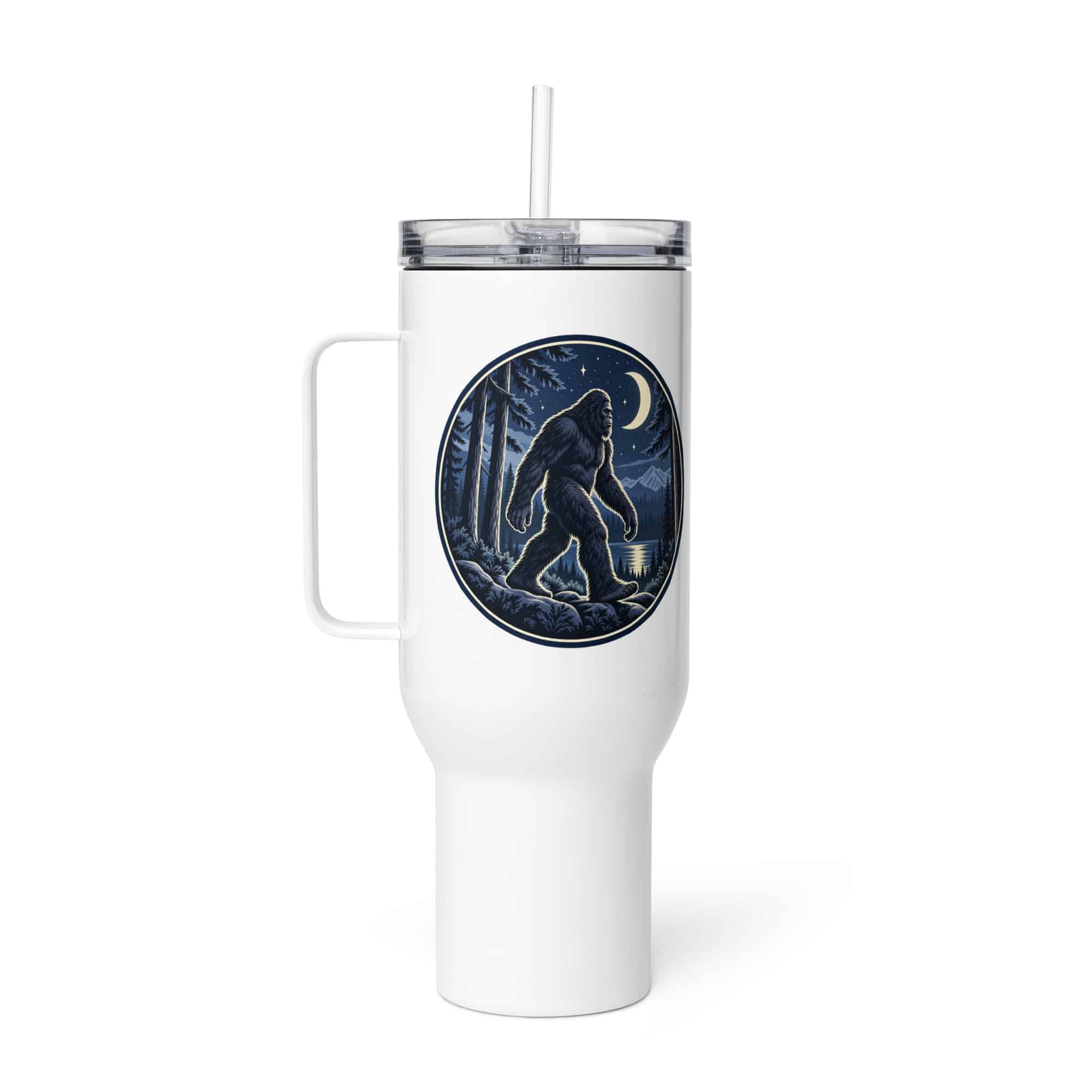 Moonlight Bigfoot Sighting Travel Mug