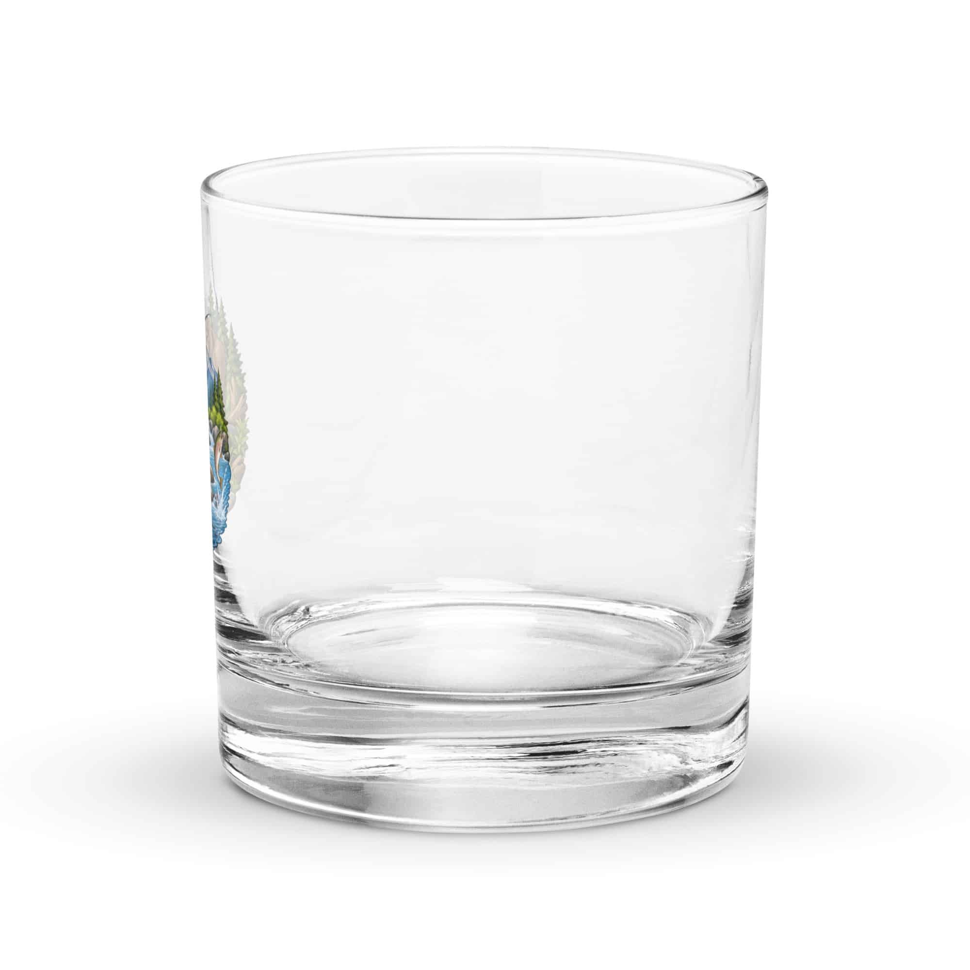Bigfoot Fishing Rocks Glass