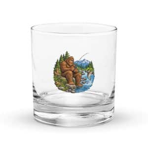 09 Bigfoot Fishing Rocks Glass - 10.5 oz - Main