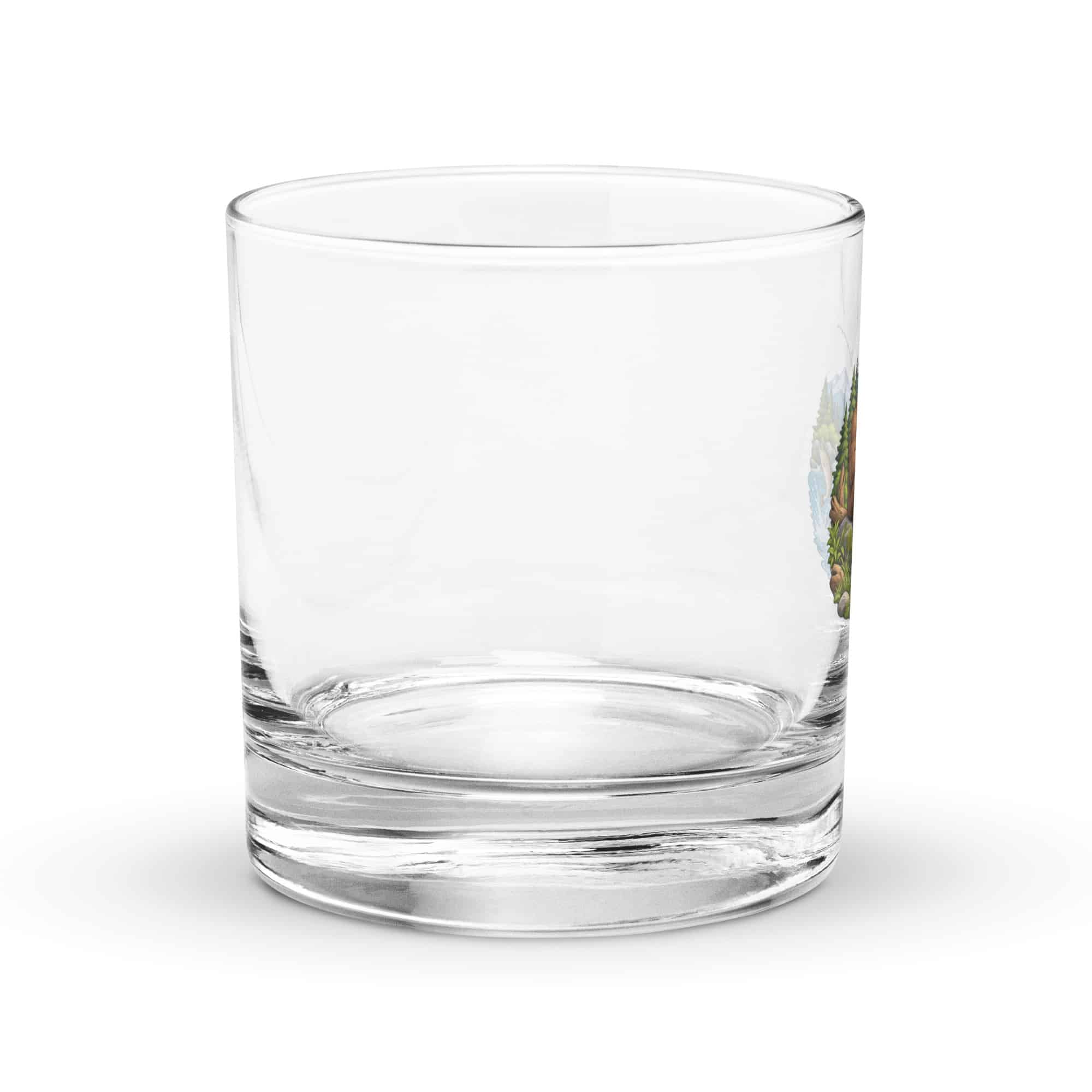 Bigfoot Fishing Rocks Glass