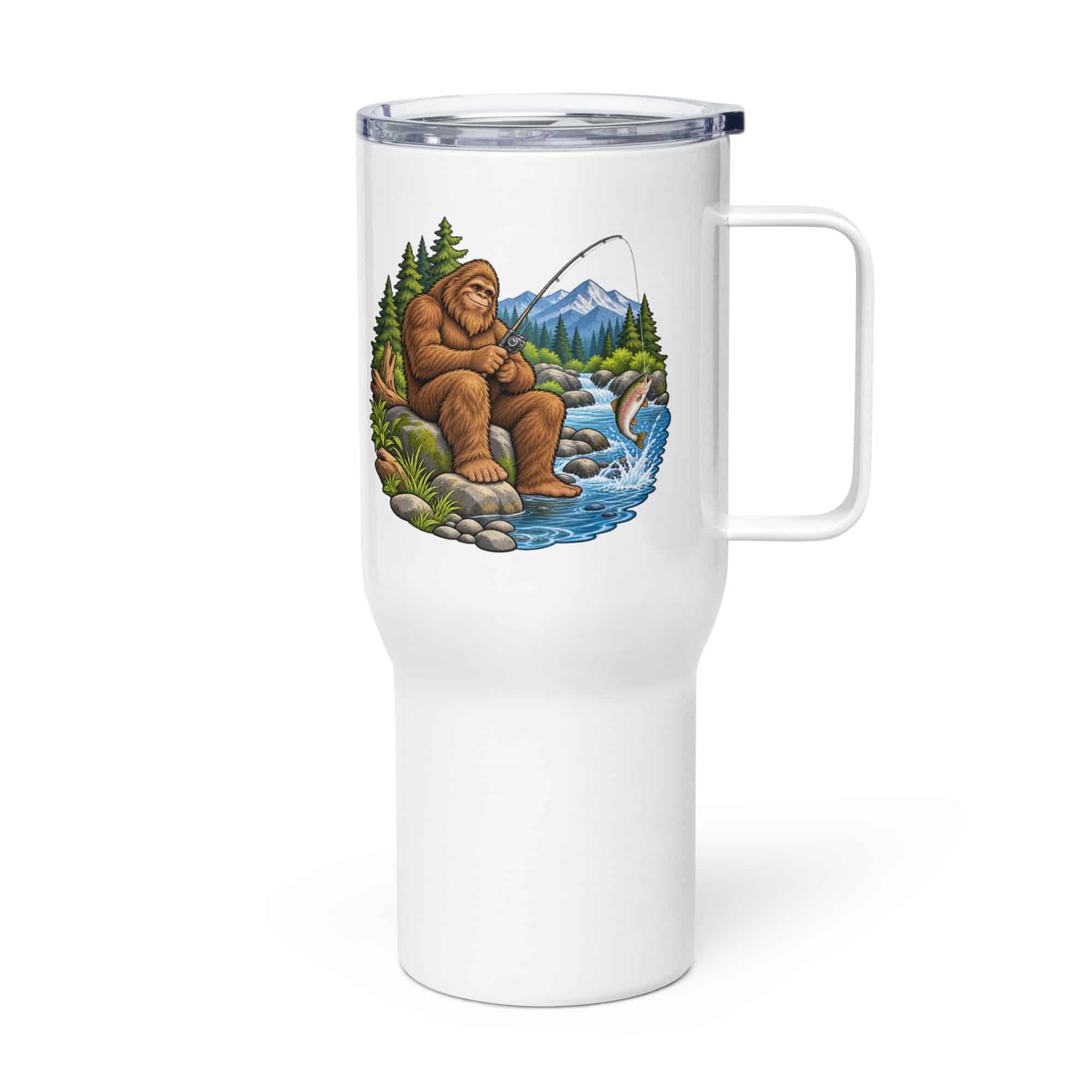 Bigfoot Creekside Fishing Travel Mug