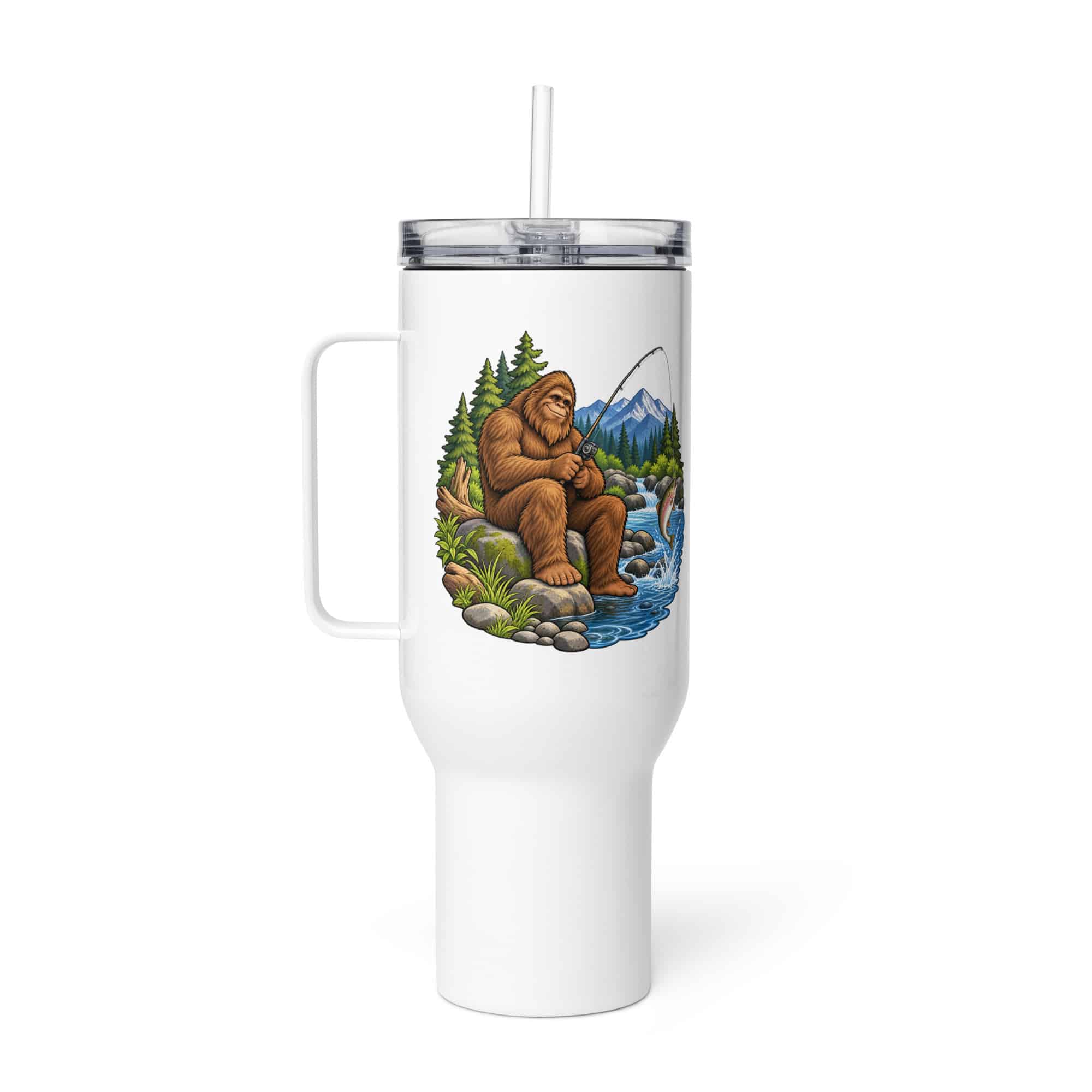 Bigfoot Creekside Fishing Travel Mug