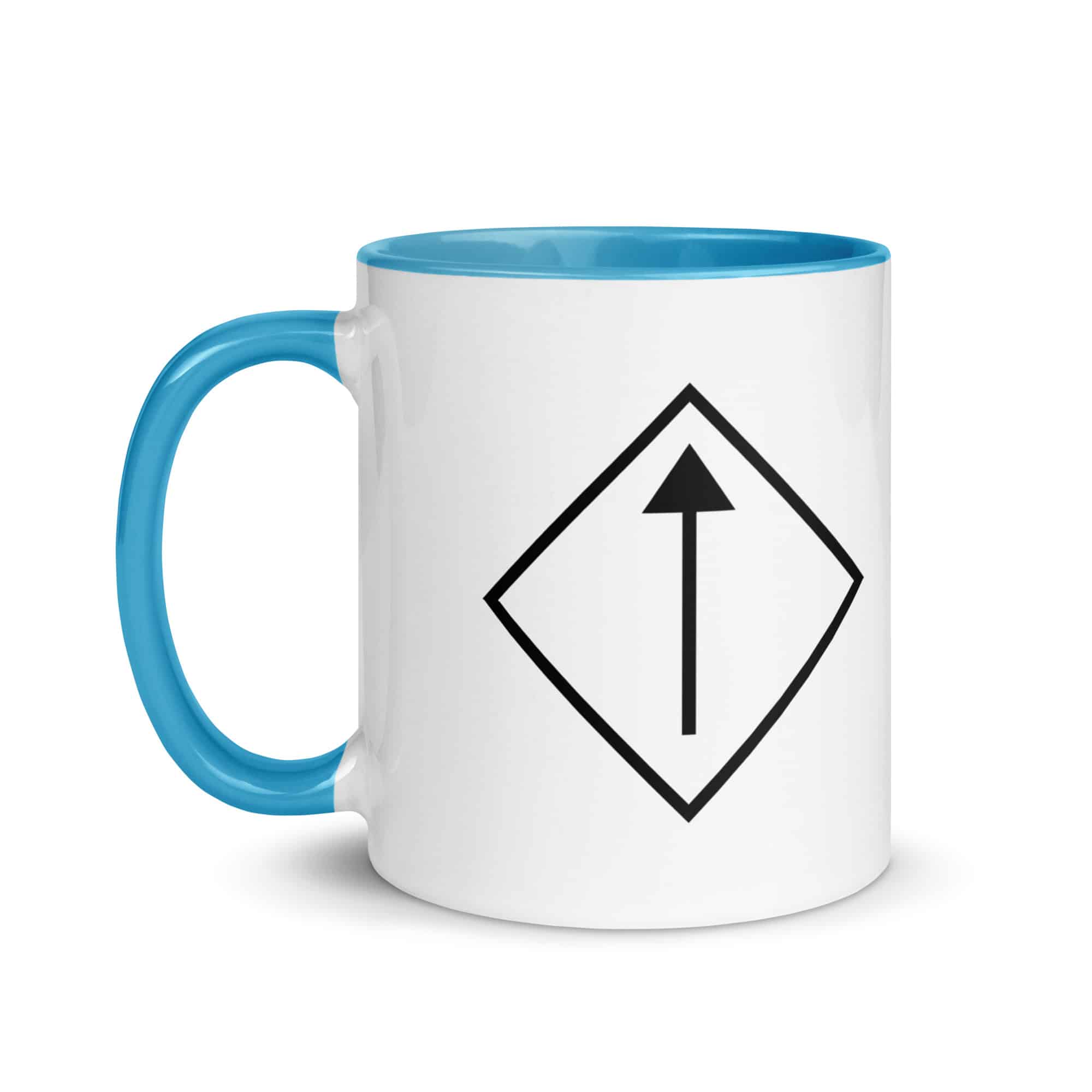 Black Diamond Waymarker Color Inside Mug