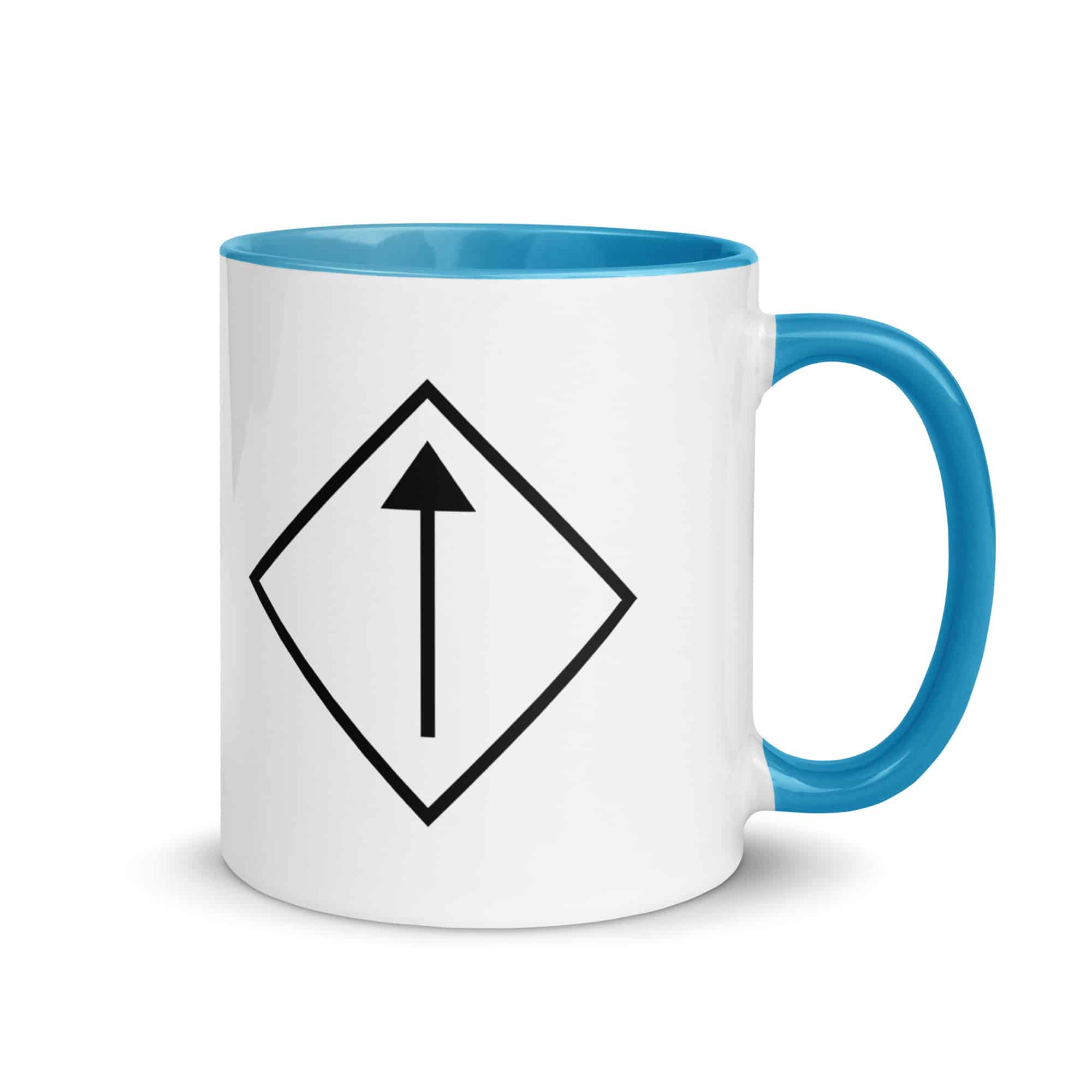 Black Diamond Waymarker Color Inside Mug