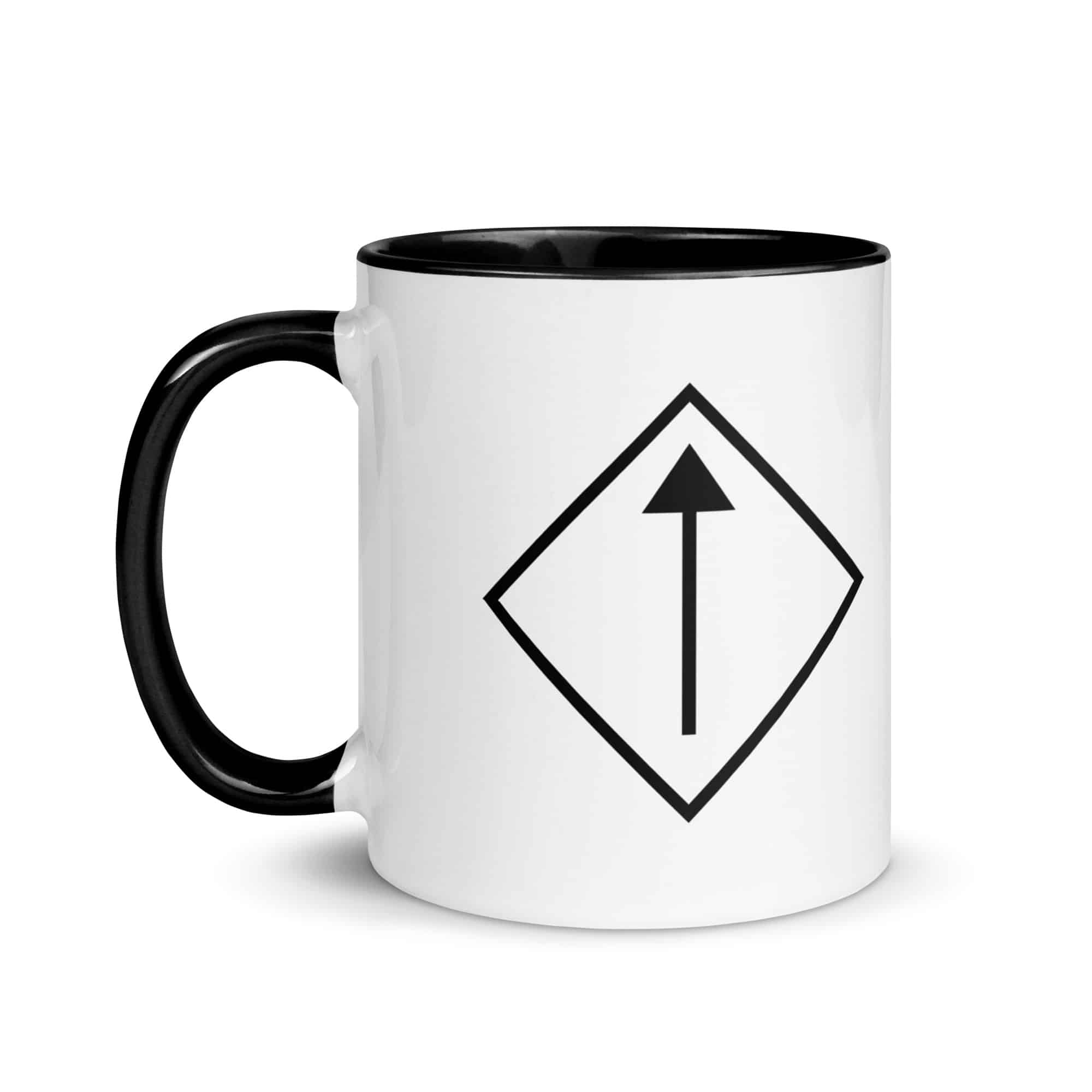 Black Diamond Waymarker Color Inside Mug