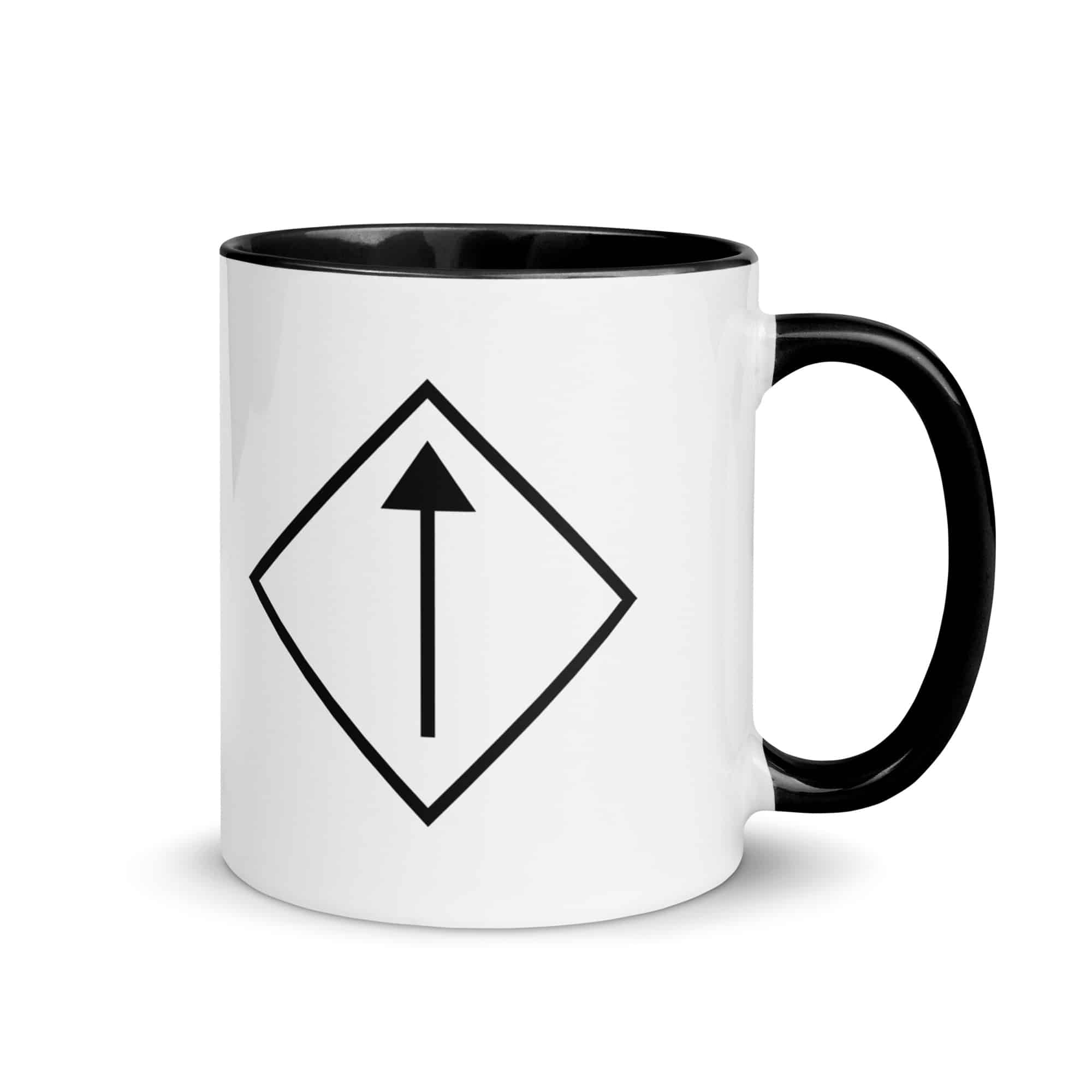 Black Diamond Waymarker Color Inside Mug