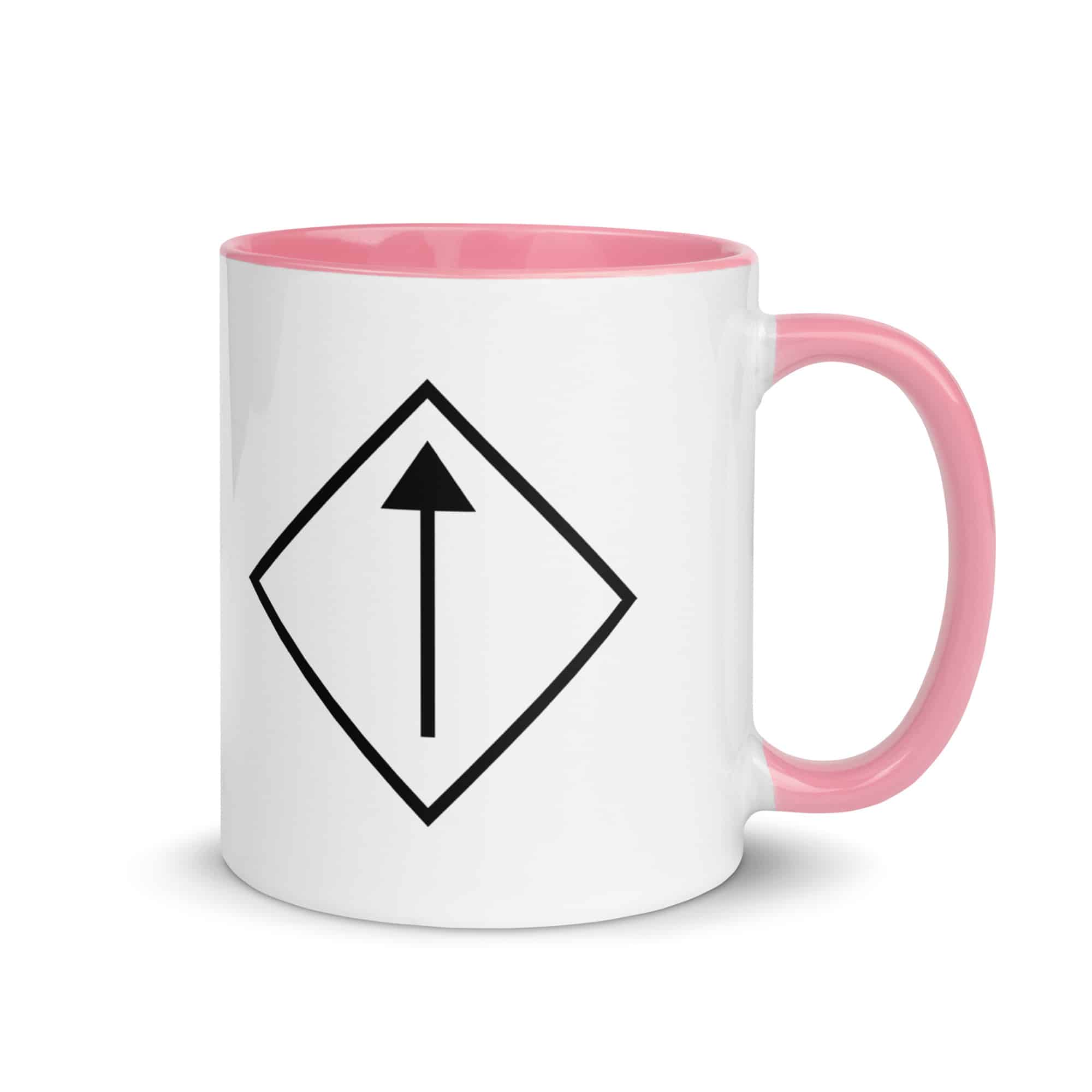 Black Diamond Waymarker Color Inside Mug