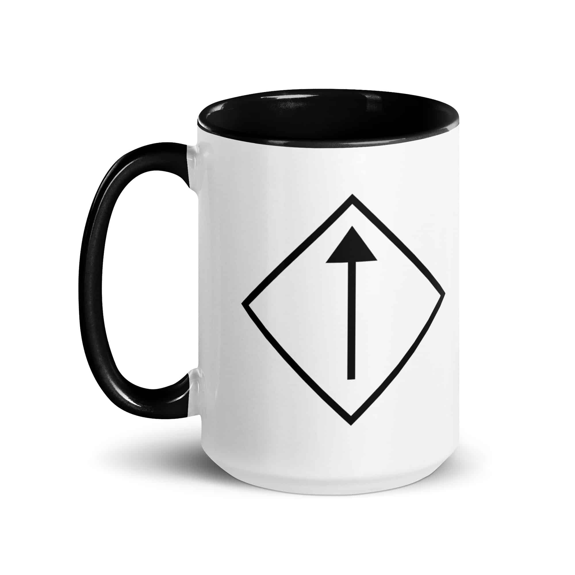 Black Diamond Waymarker Color Inside Mug