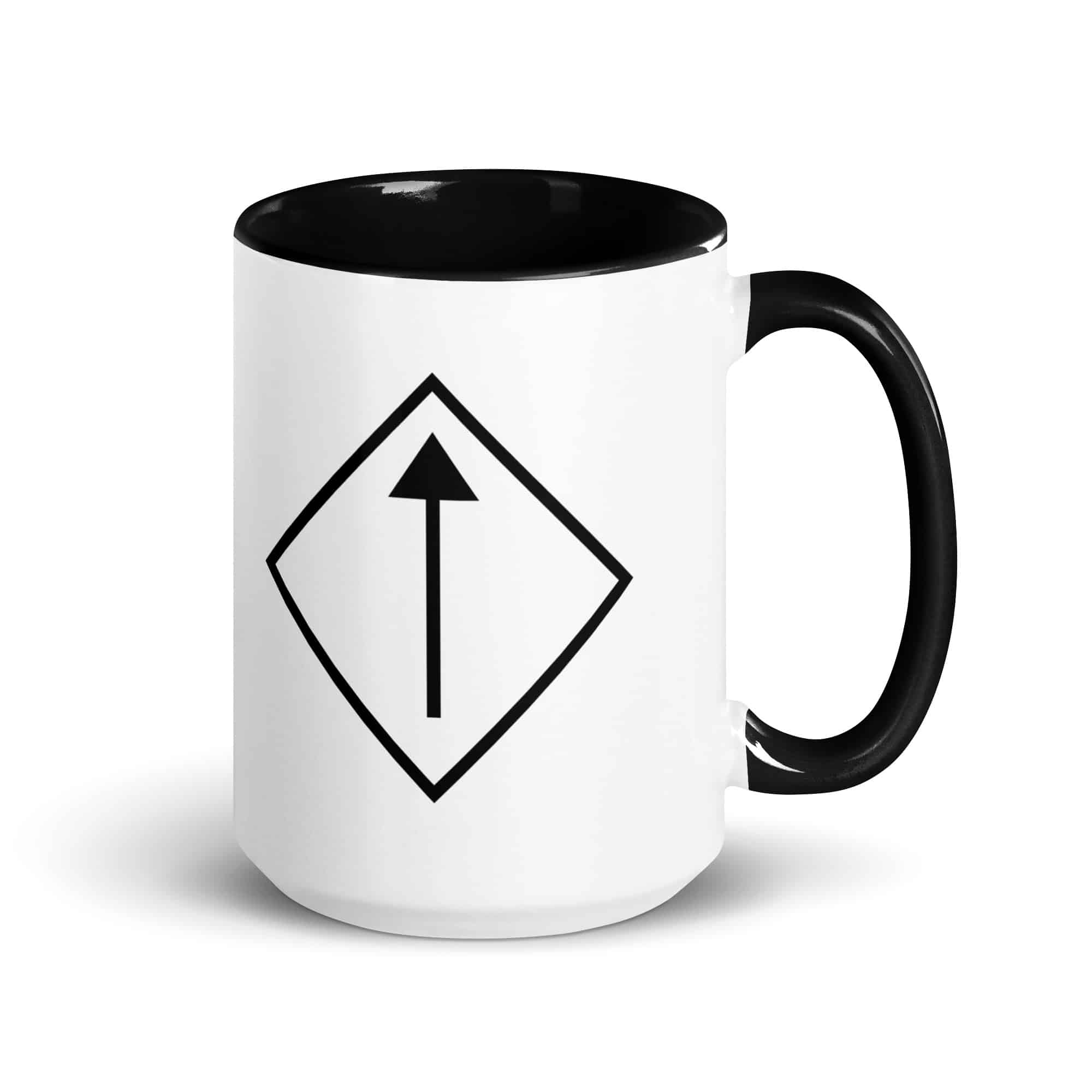 Black Diamond Waymarker Color Inside Mug