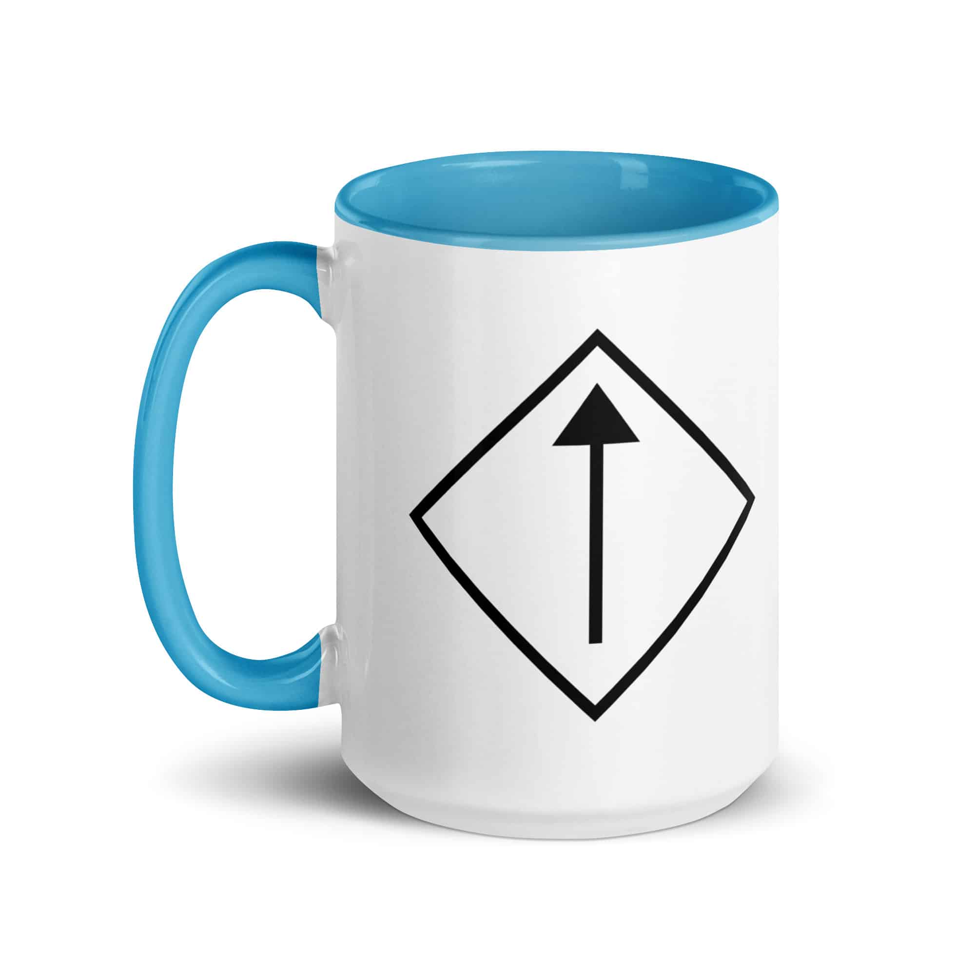 Black Diamond Waymarker Color Inside Mug