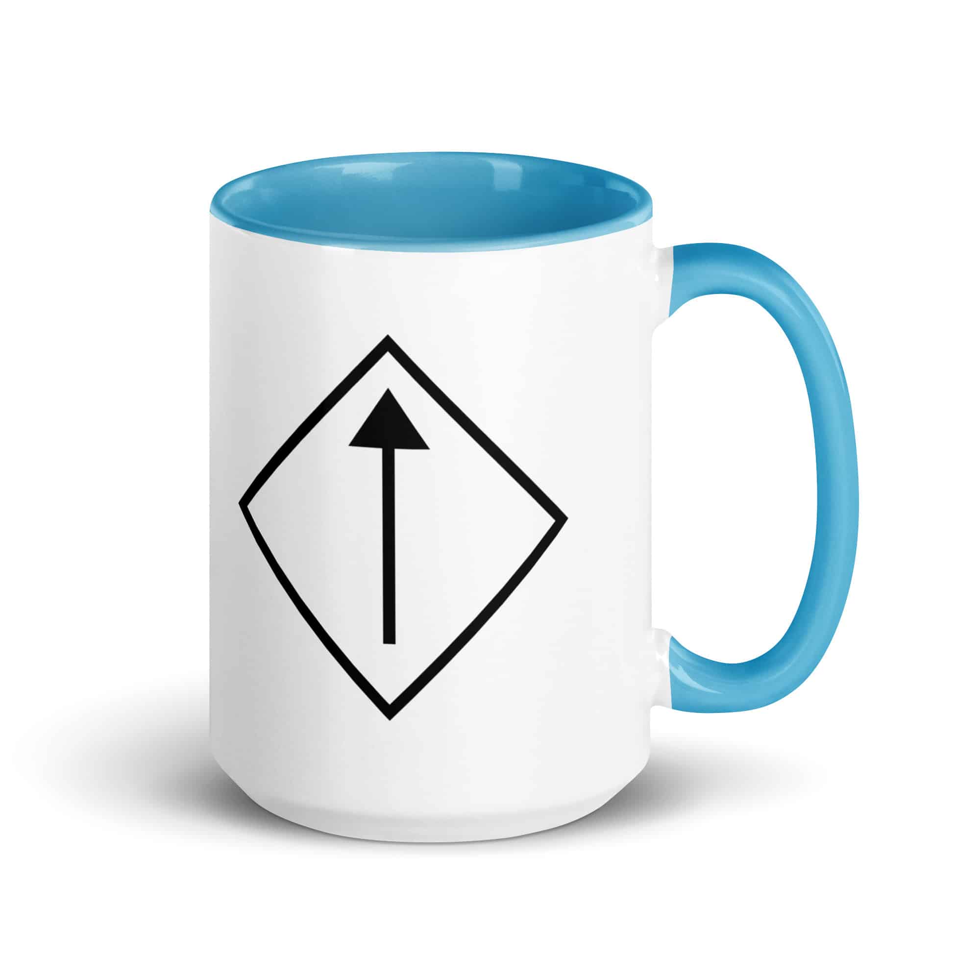 Black Diamond Waymarker Color Inside Mug