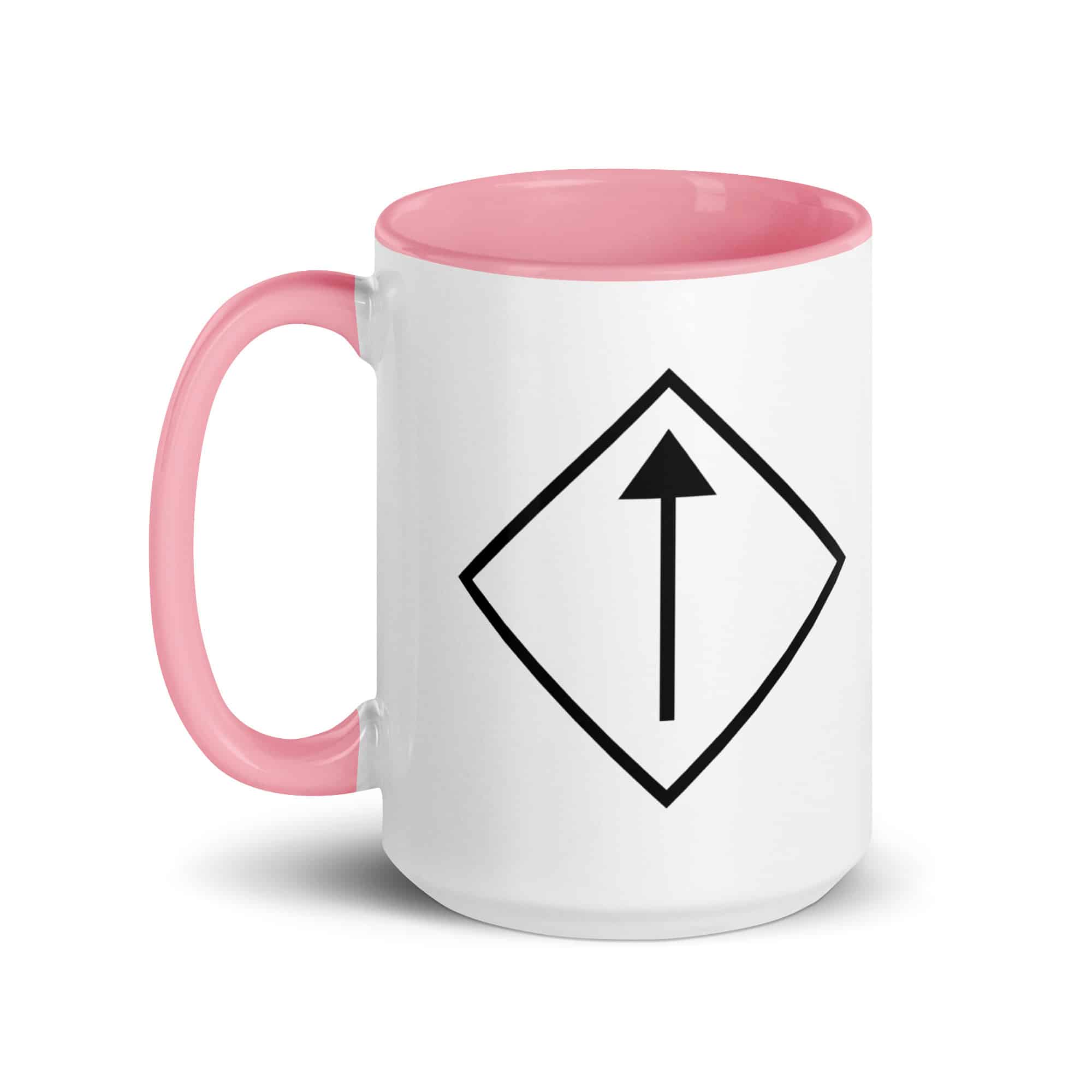 Black Diamond Waymarker Color Inside Mug