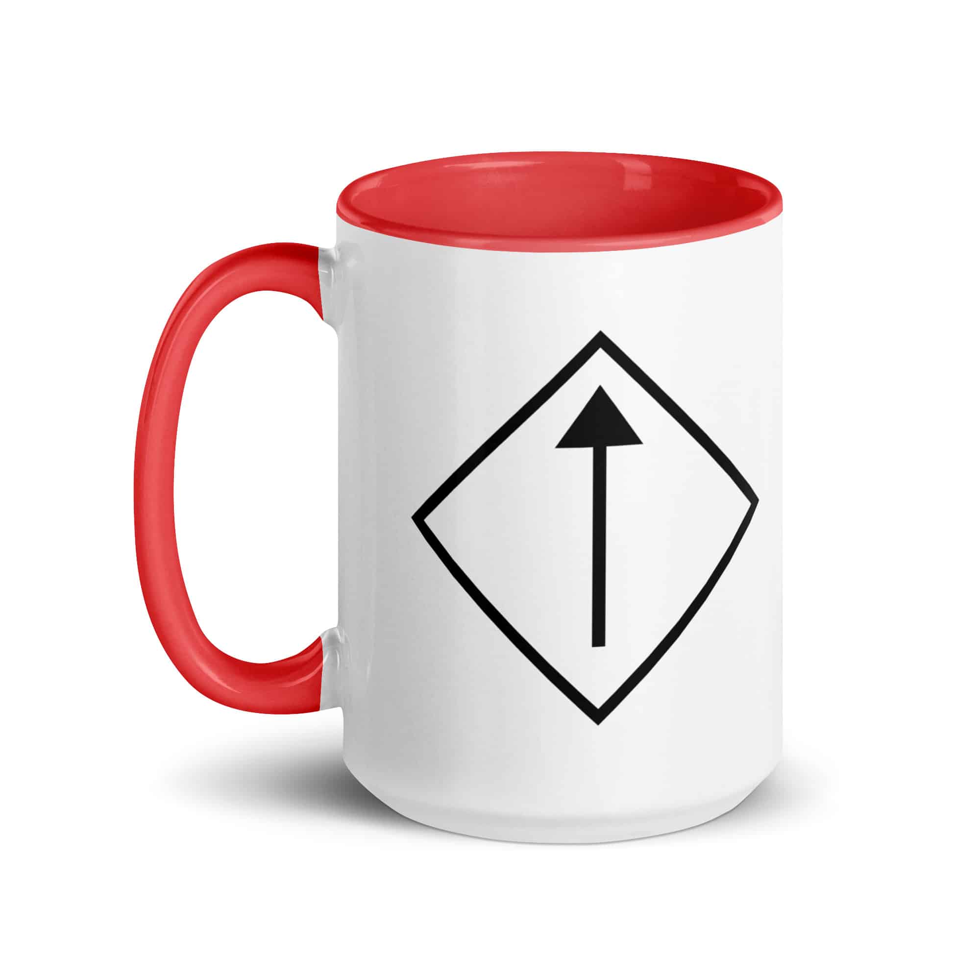 Black Diamond Waymarker Color Inside Mug