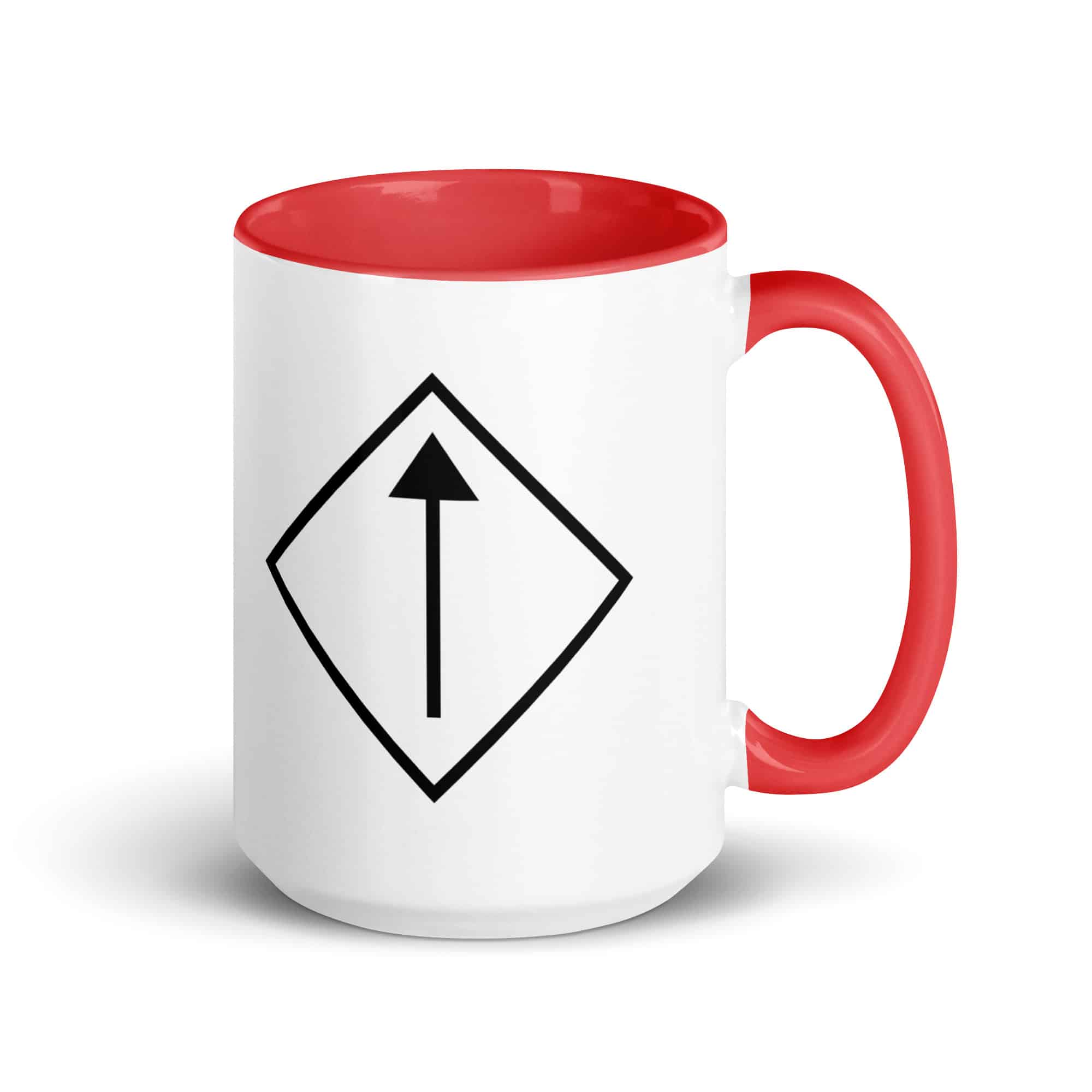 Black Diamond Waymarker Color Inside Mug