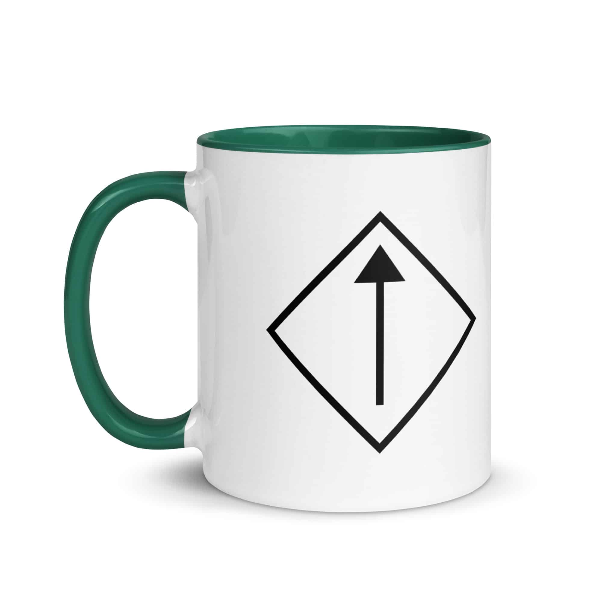 Black Diamond Waymarker Color Inside Mug