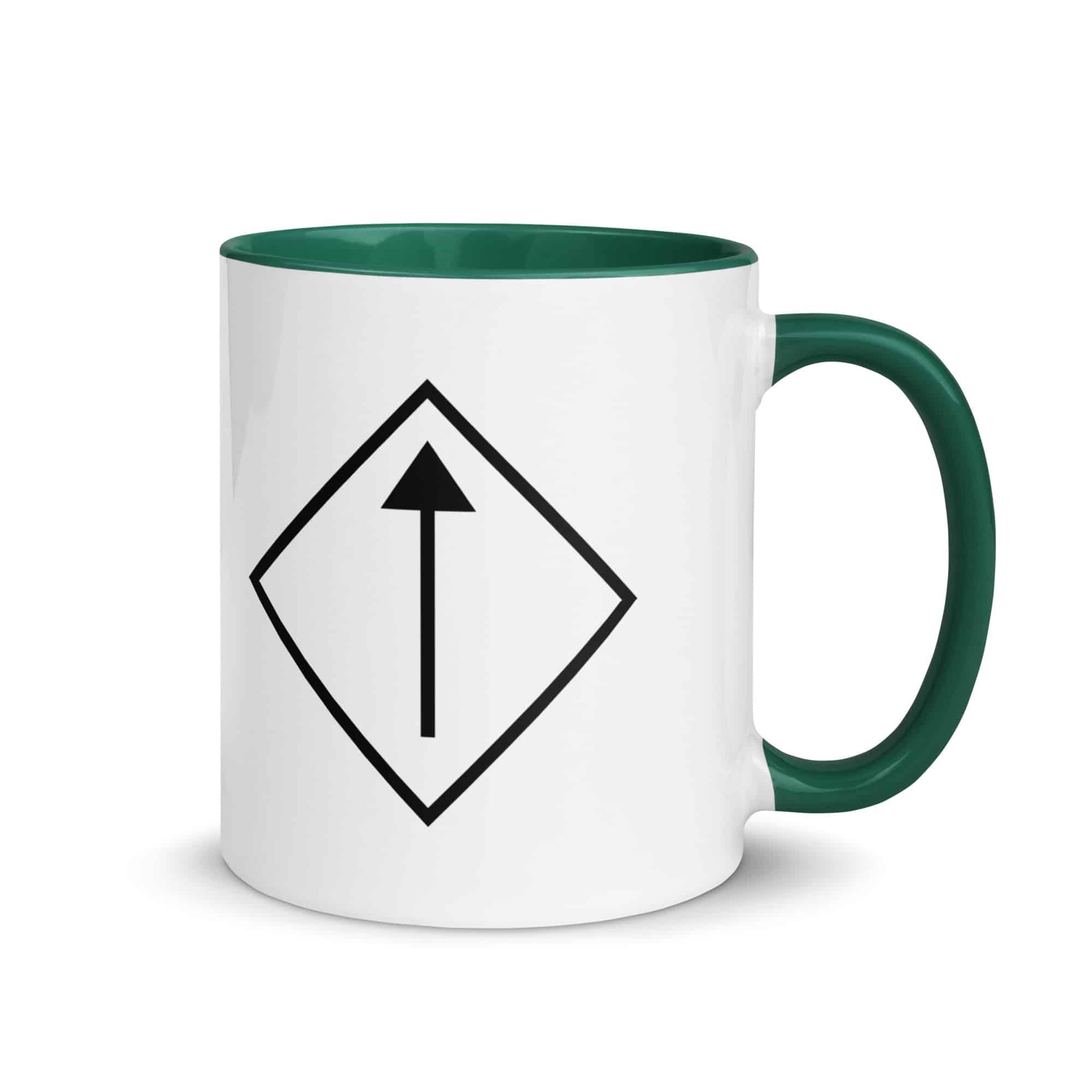 Black Diamond Waymarker Color Inside Mug