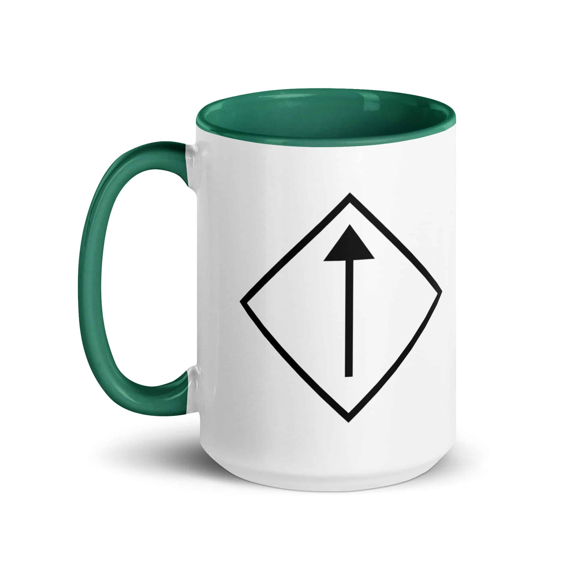 Black Diamond Waymarker Color Inside Mug