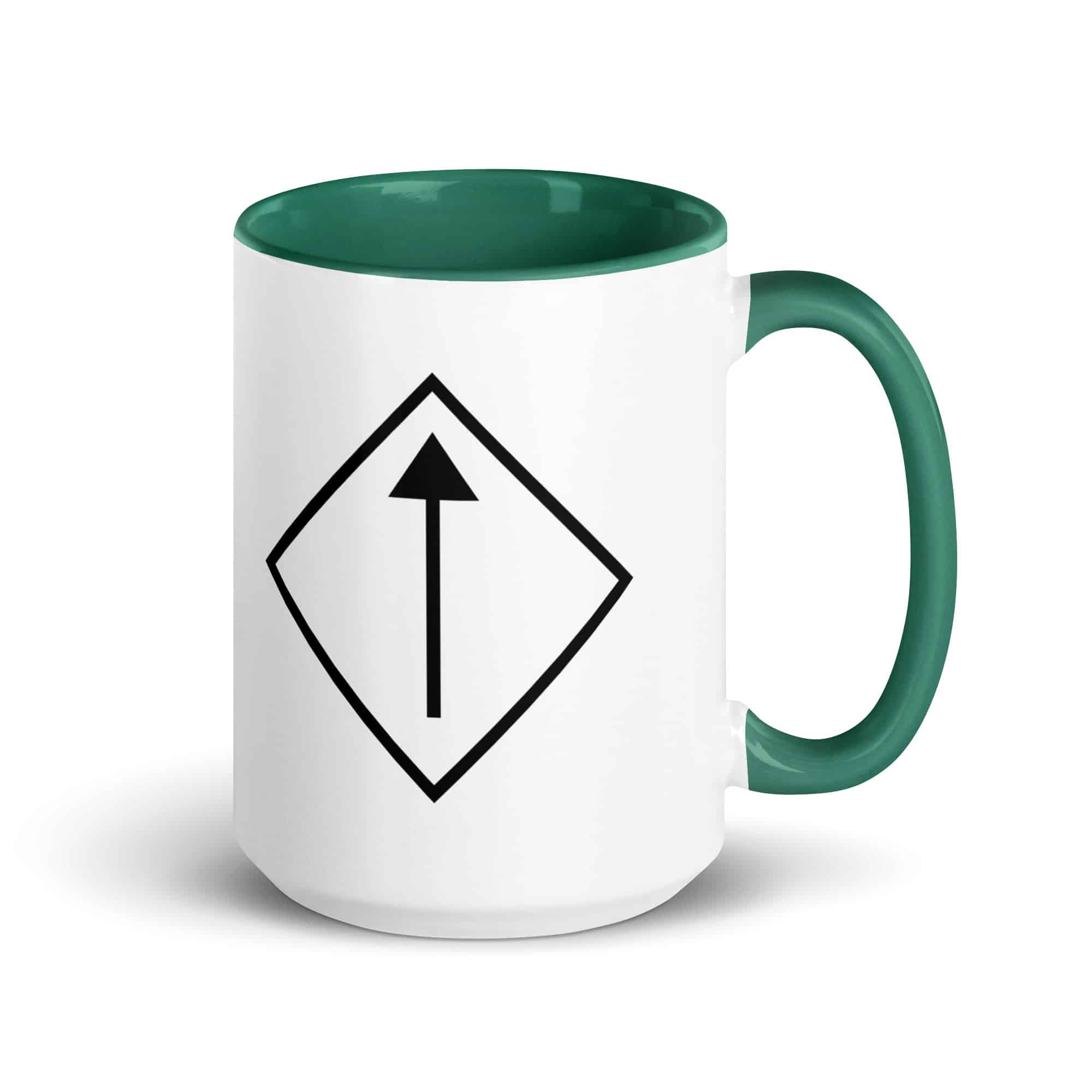 Black Diamond Waymarker Color Inside Mug
