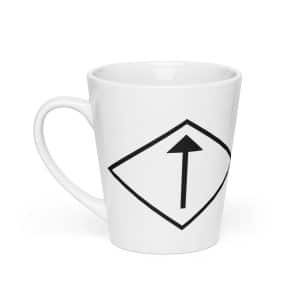 09 Diamond Waymarker Black Latte Mug - 12 oz - Main