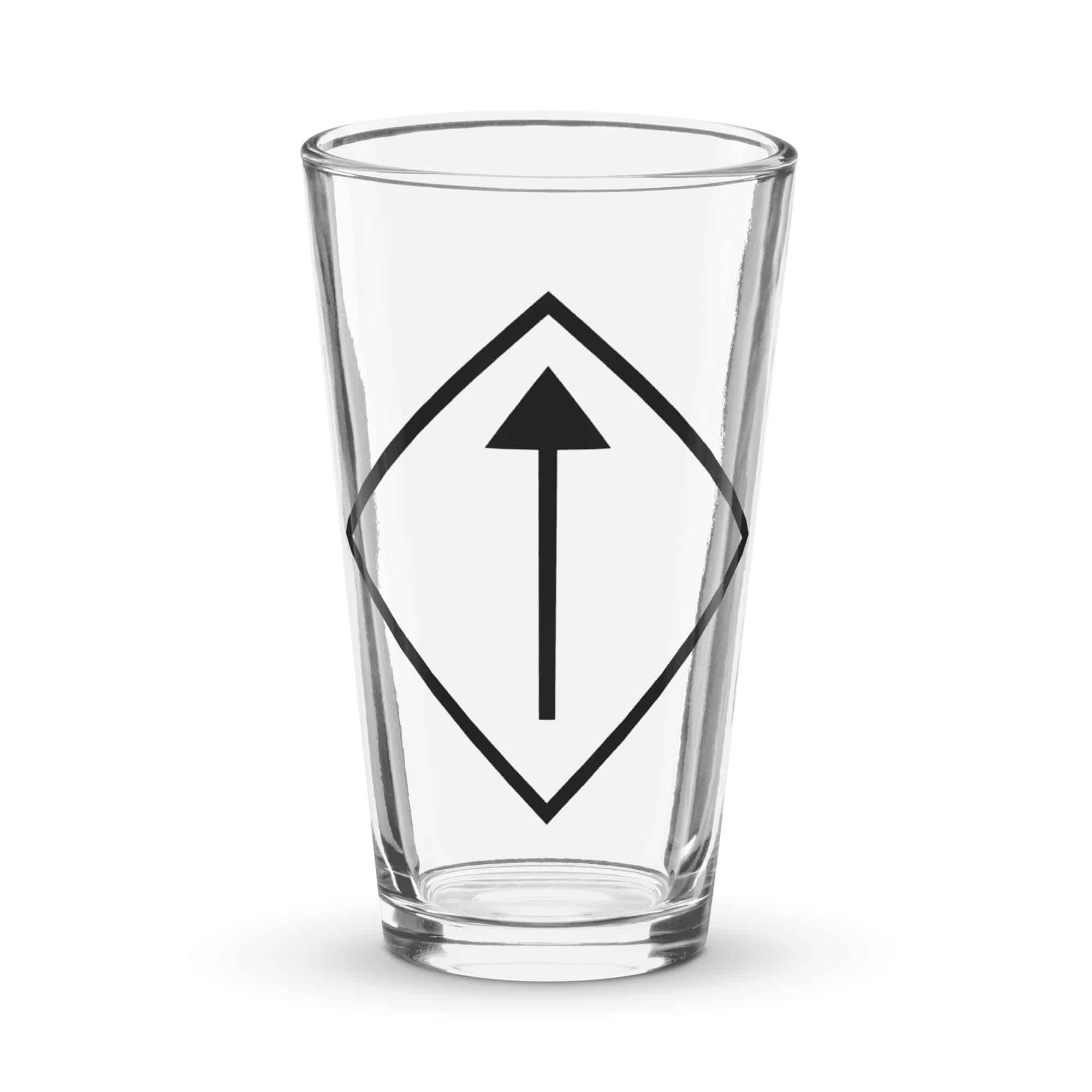 Black Diamond Waymarker Pint Glass
