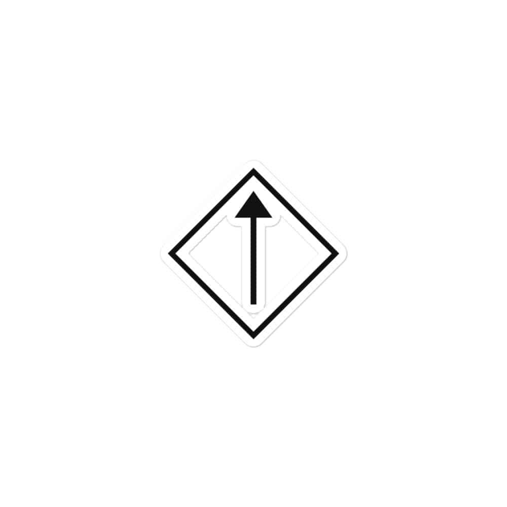 Black Diamond Waymarker Vinyl Sticker
