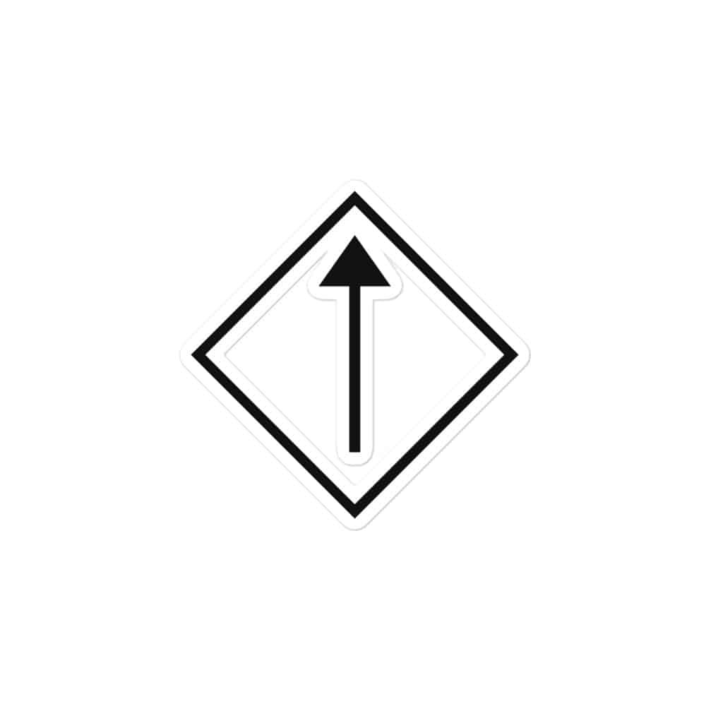 Black Diamond Waymarker Vinyl Sticker