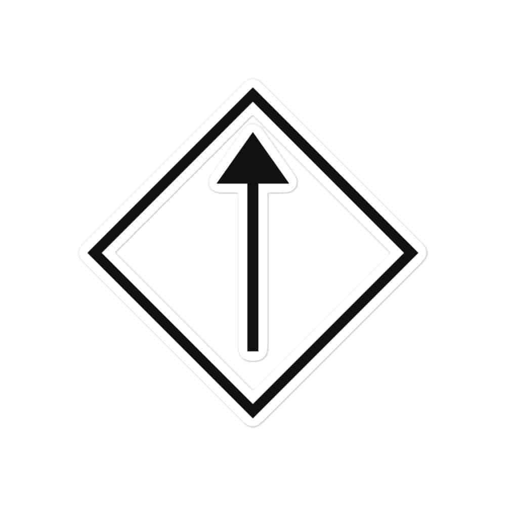 Black Diamond Waymarker Vinyl Sticker