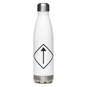 09 Diamond Waymarker Black Stainless Steel Water Bottle - 17 oz - Main