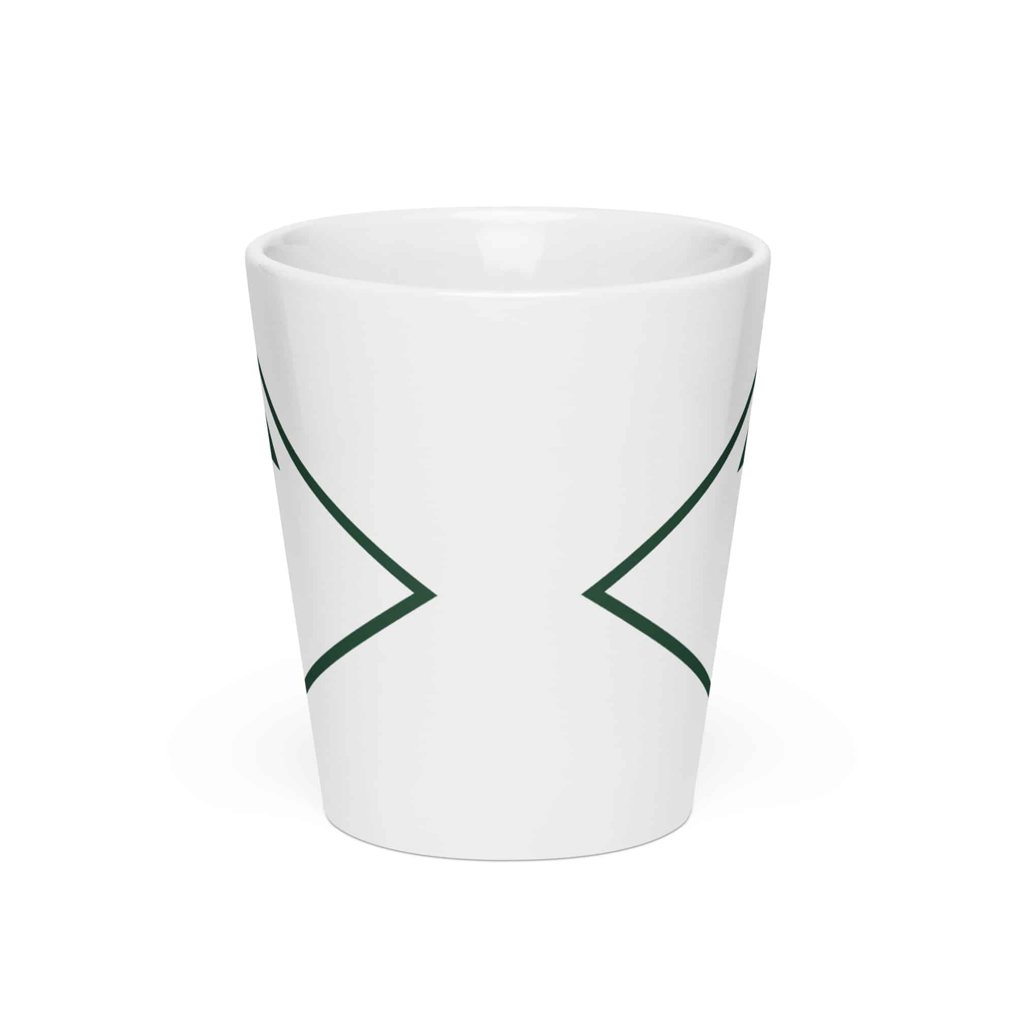Forest Green Diamond Waymarker Latte Mug