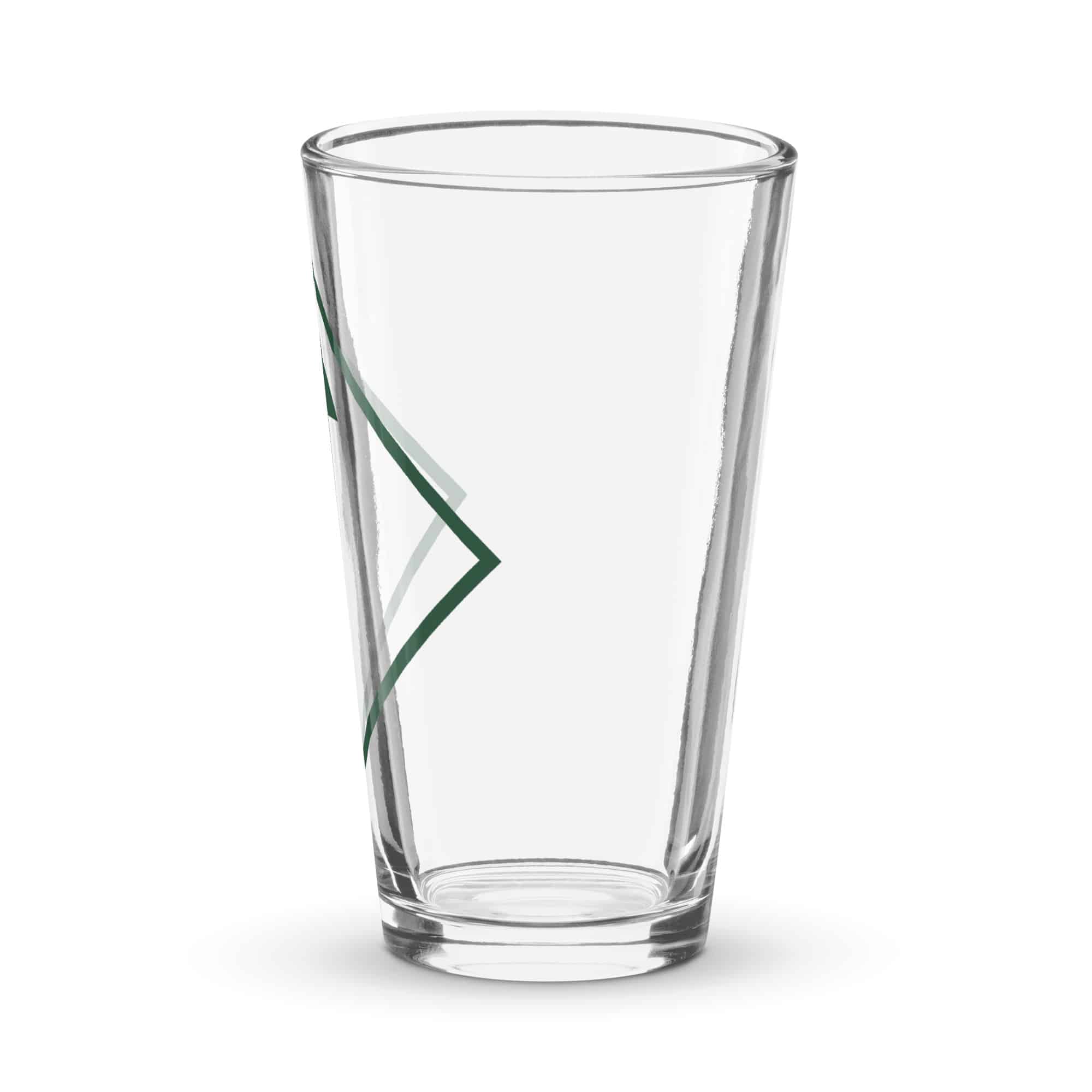 Forest Green Diamond Waymarker Pint Glass