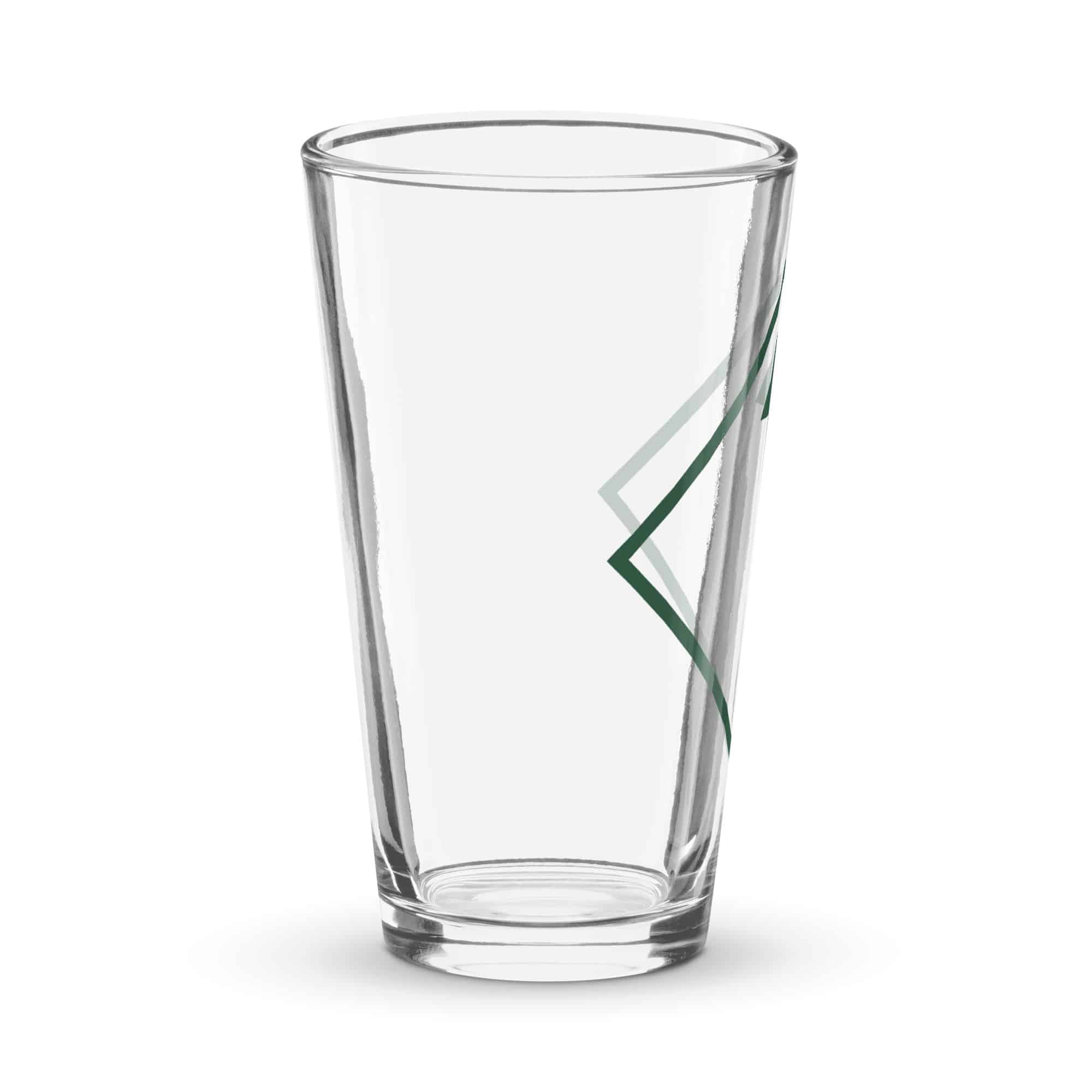 Forest Green Diamond Waymarker Pint Glass