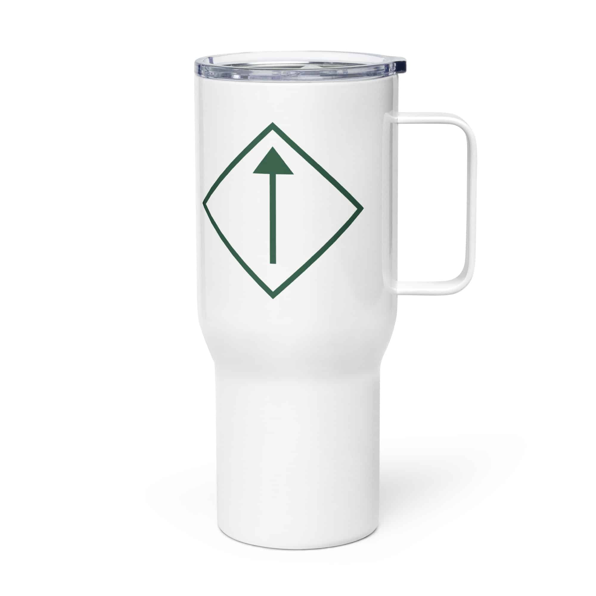 Forest Green Diamond Waymarker Travel Mug