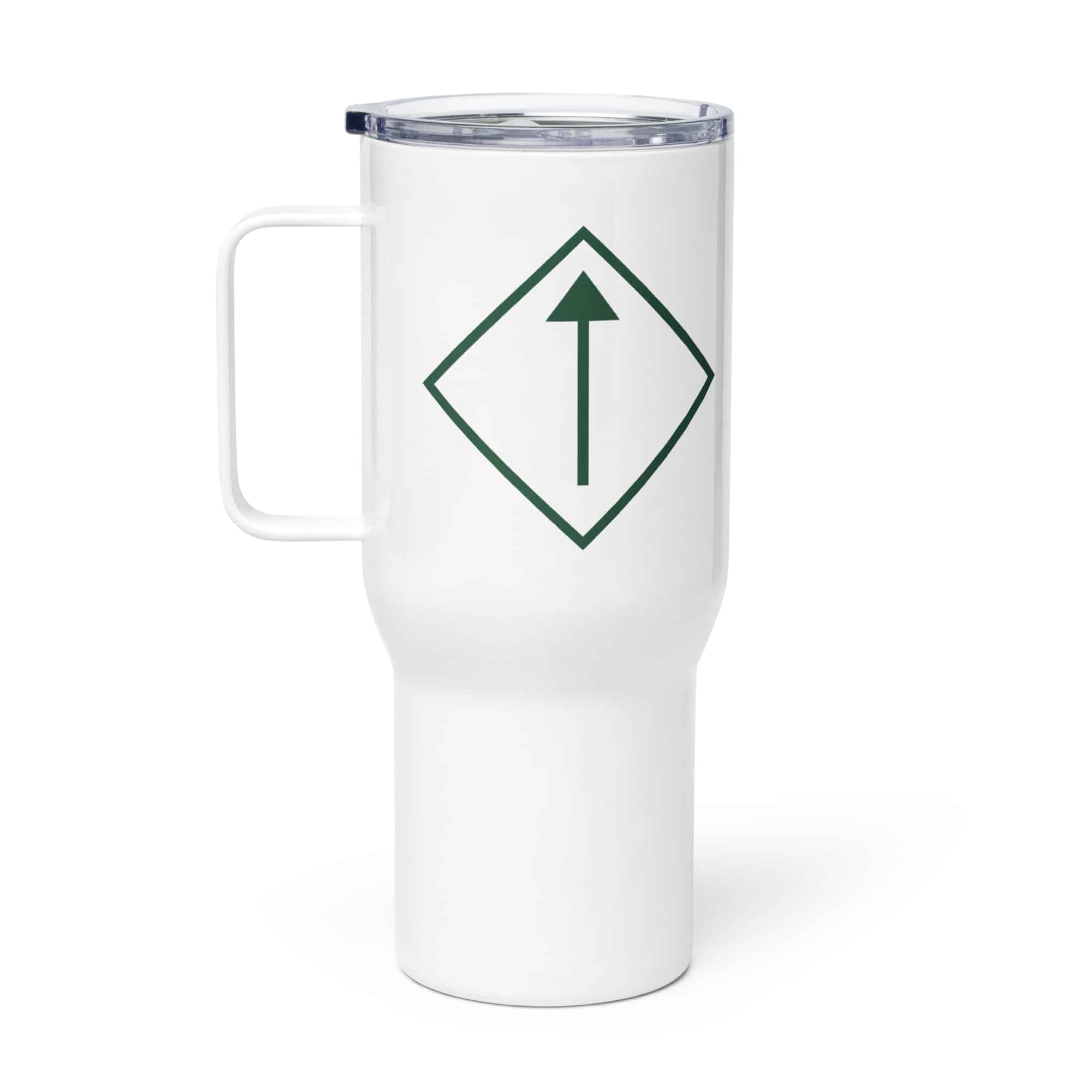 Forest Green Diamond Waymarker Travel Mug
