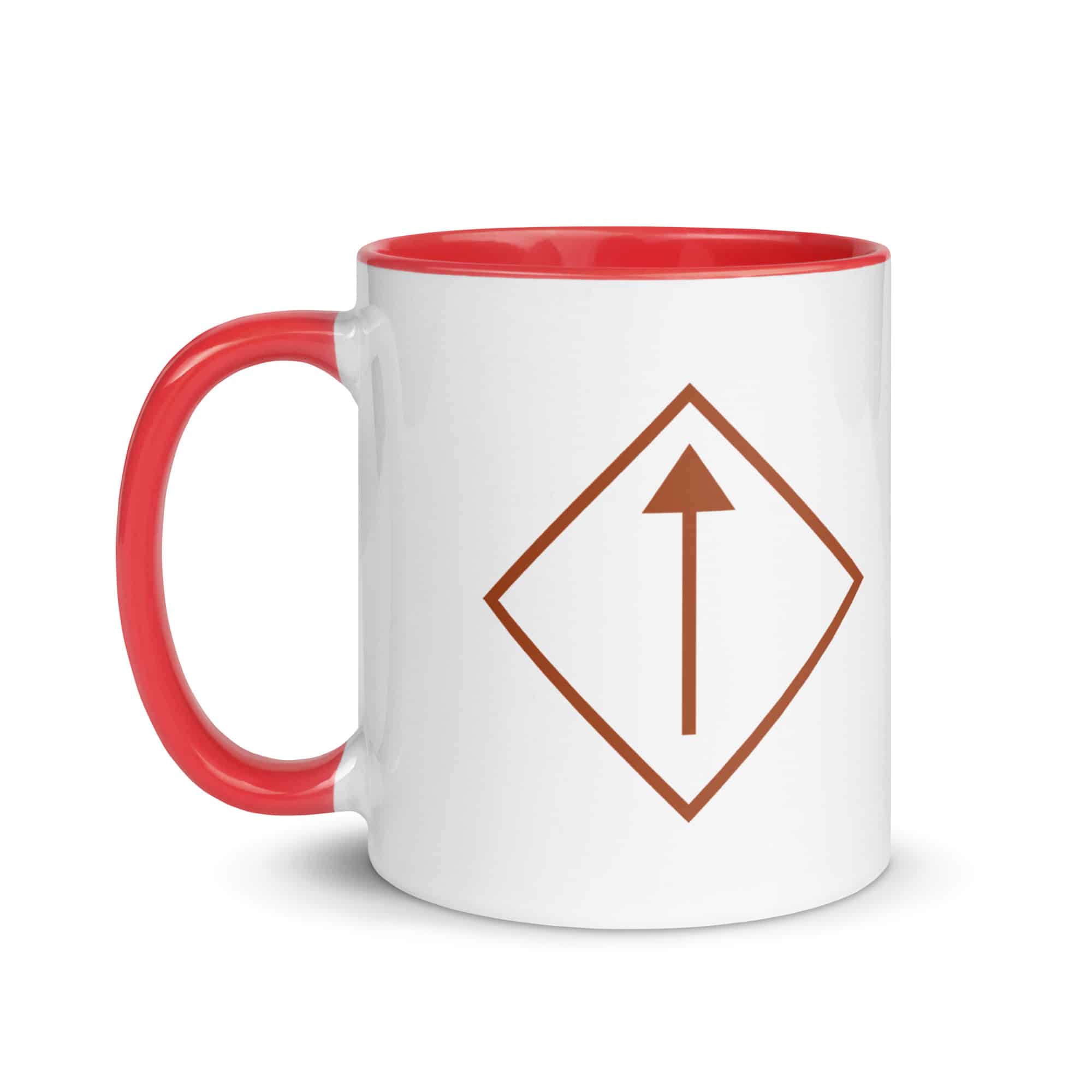 Terracotta Diamond Waymarker Color Inside Mug