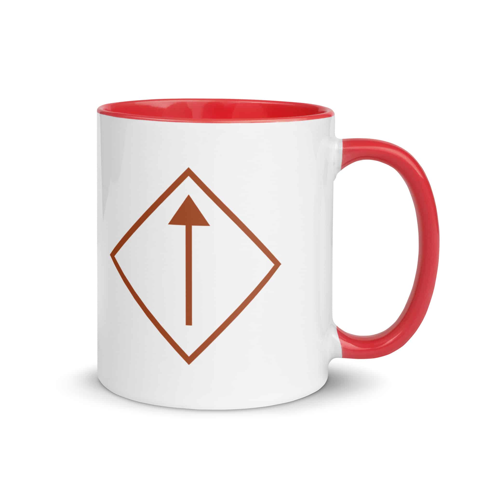 Terracotta Diamond Waymarker Color Inside Mug