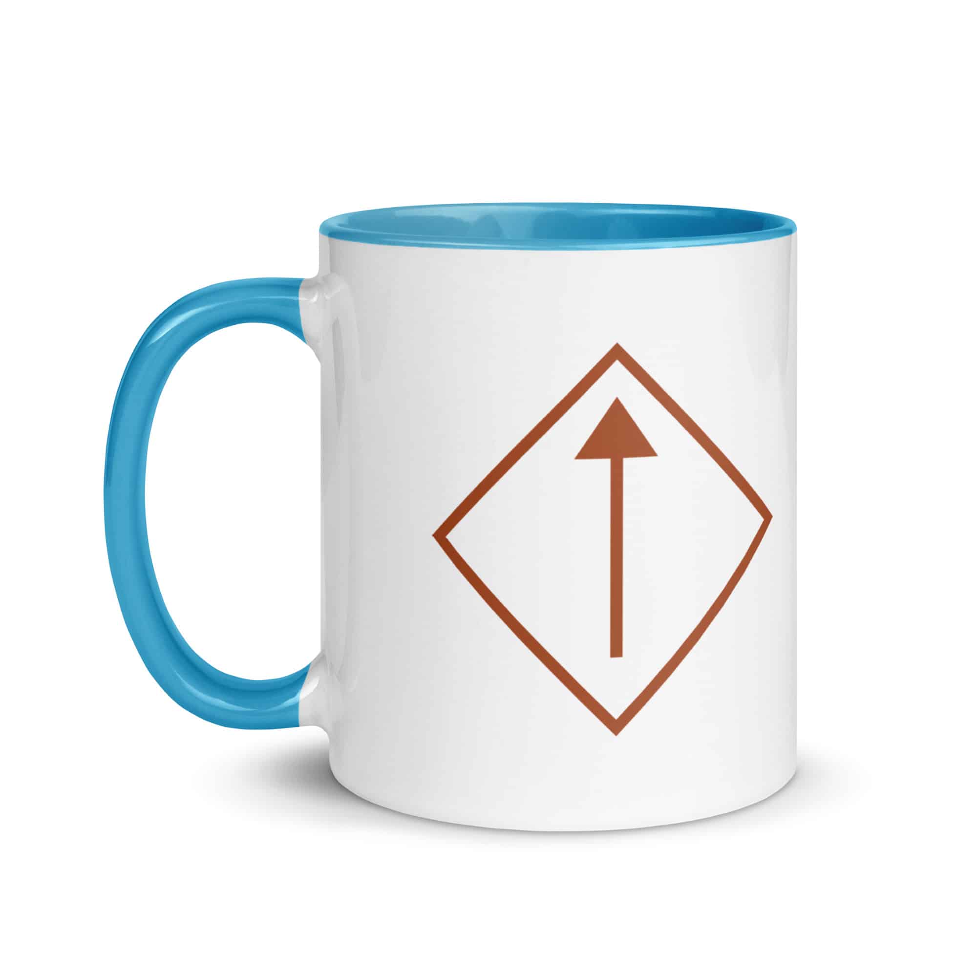 Terracotta Diamond Waymarker Color Inside Mug