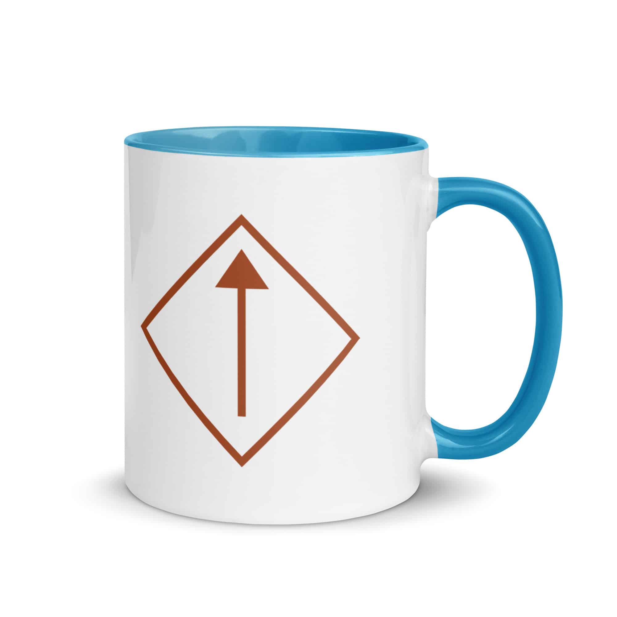 Terracotta Diamond Waymarker Color Inside Mug