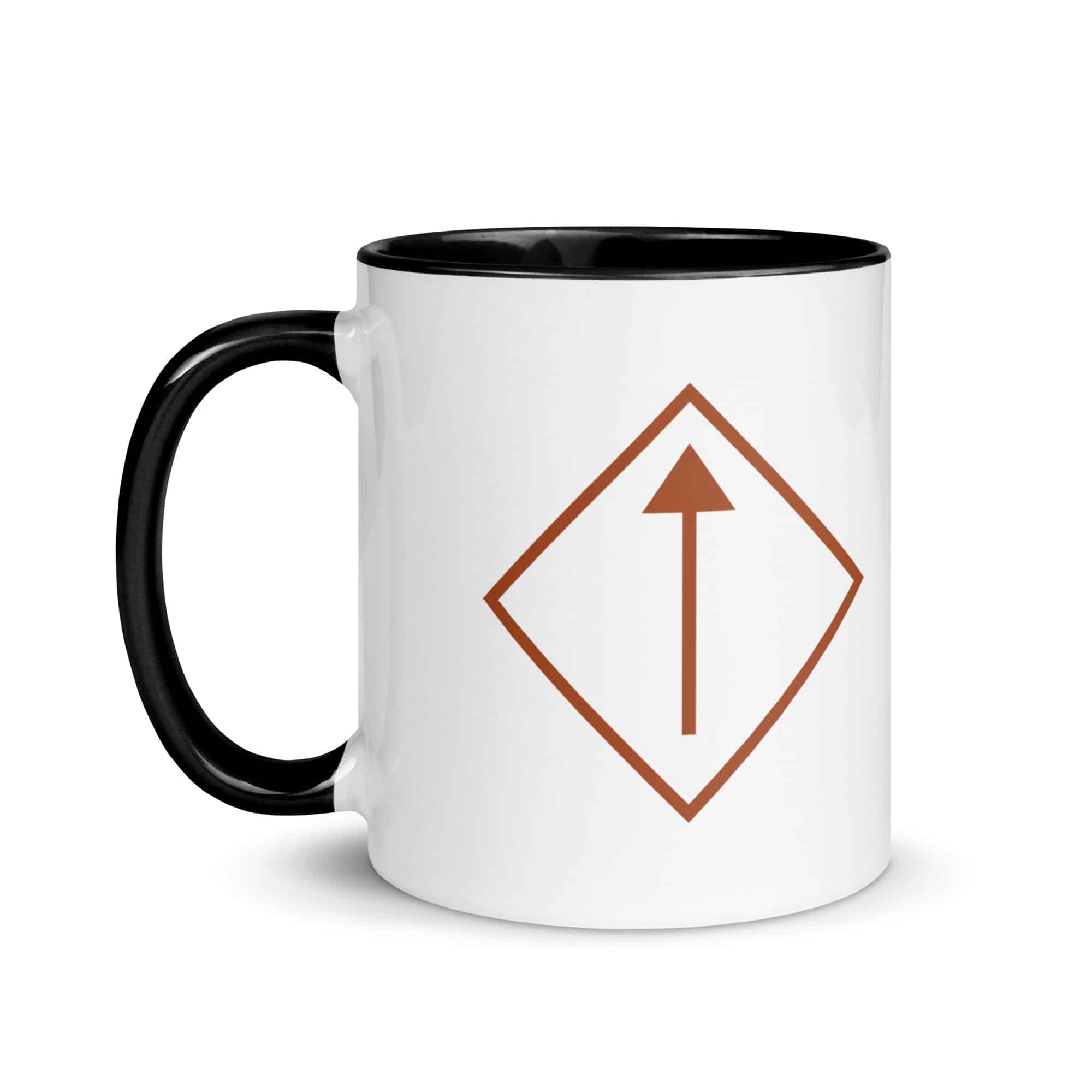 Terracotta Diamond Waymarker Color Inside Mug