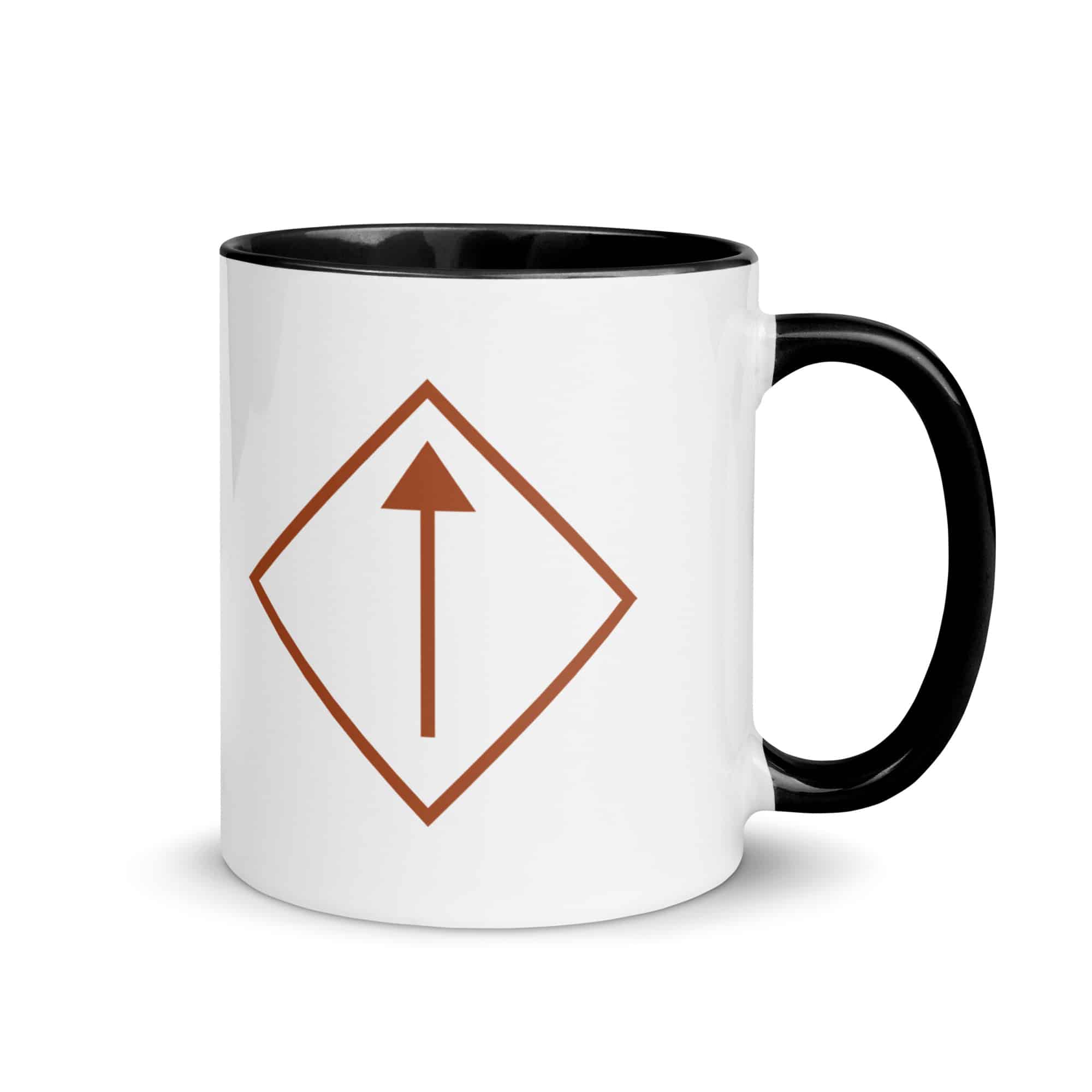 Terracotta Diamond Waymarker Color Inside Mug