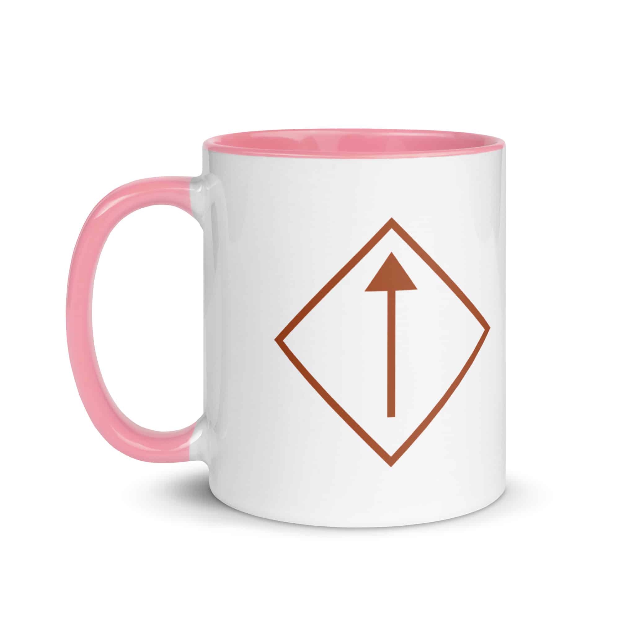 Terracotta Diamond Waymarker Color Inside Mug