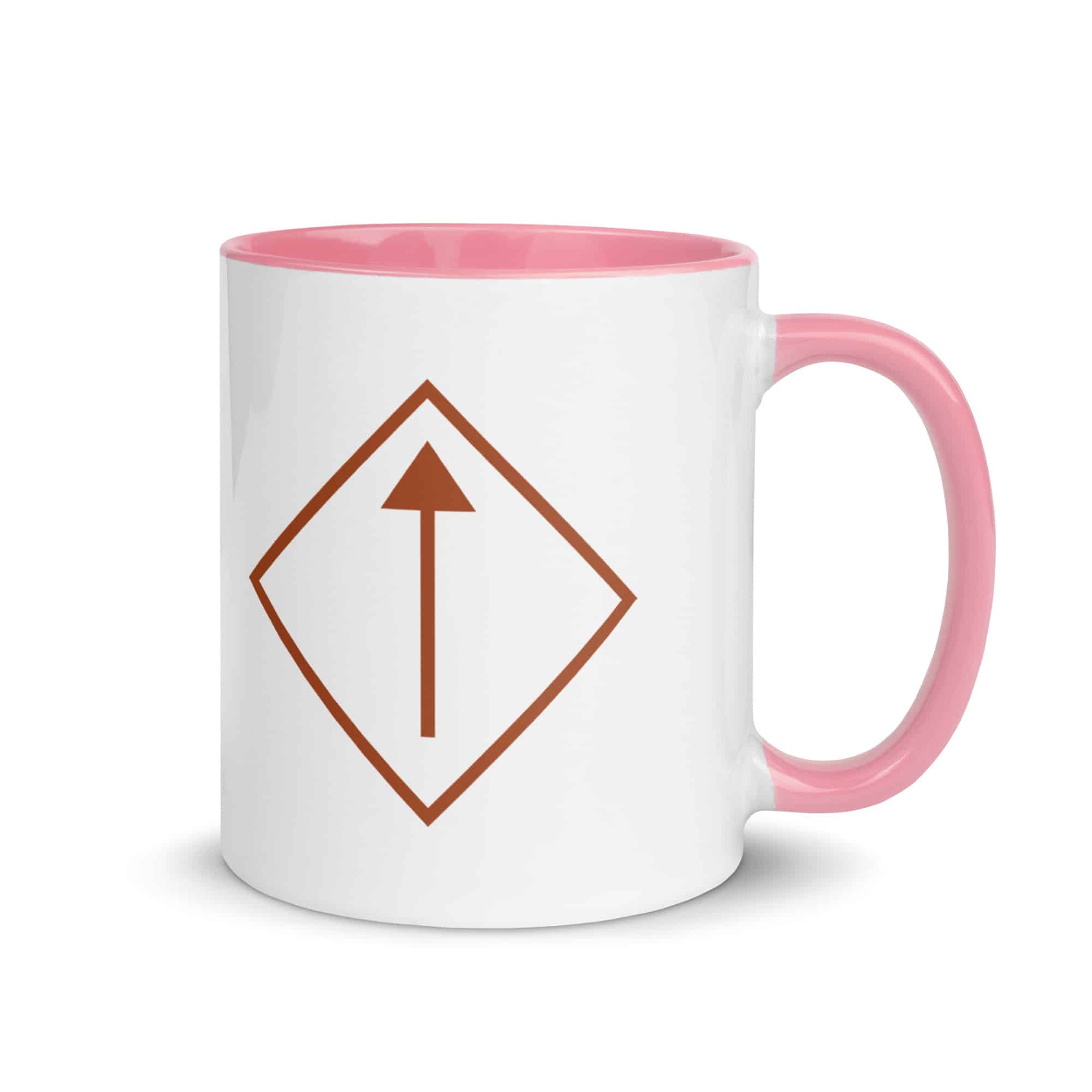 Terracotta Diamond Waymarker Color Inside Mug