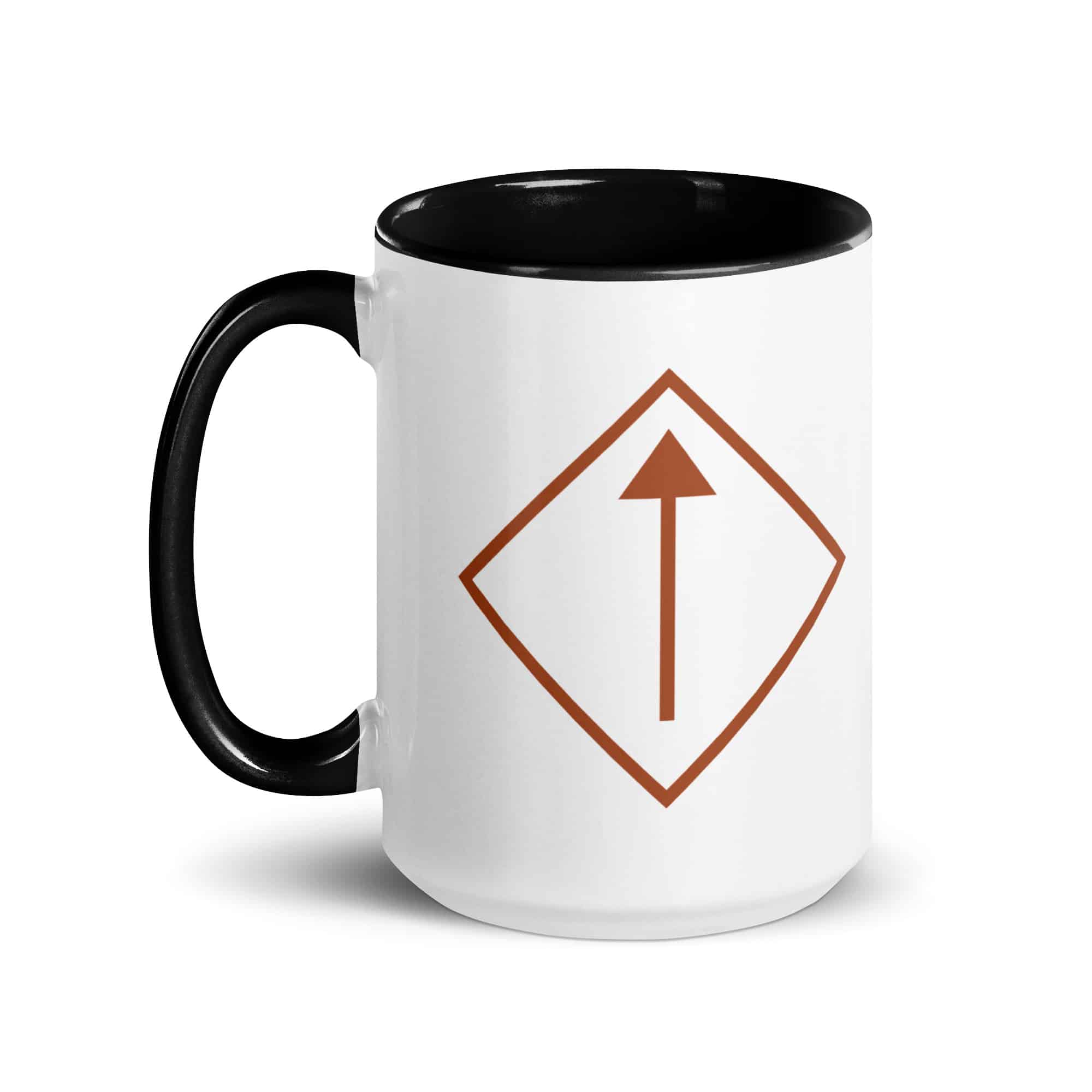 Terracotta Diamond Waymarker Color Inside Mug
